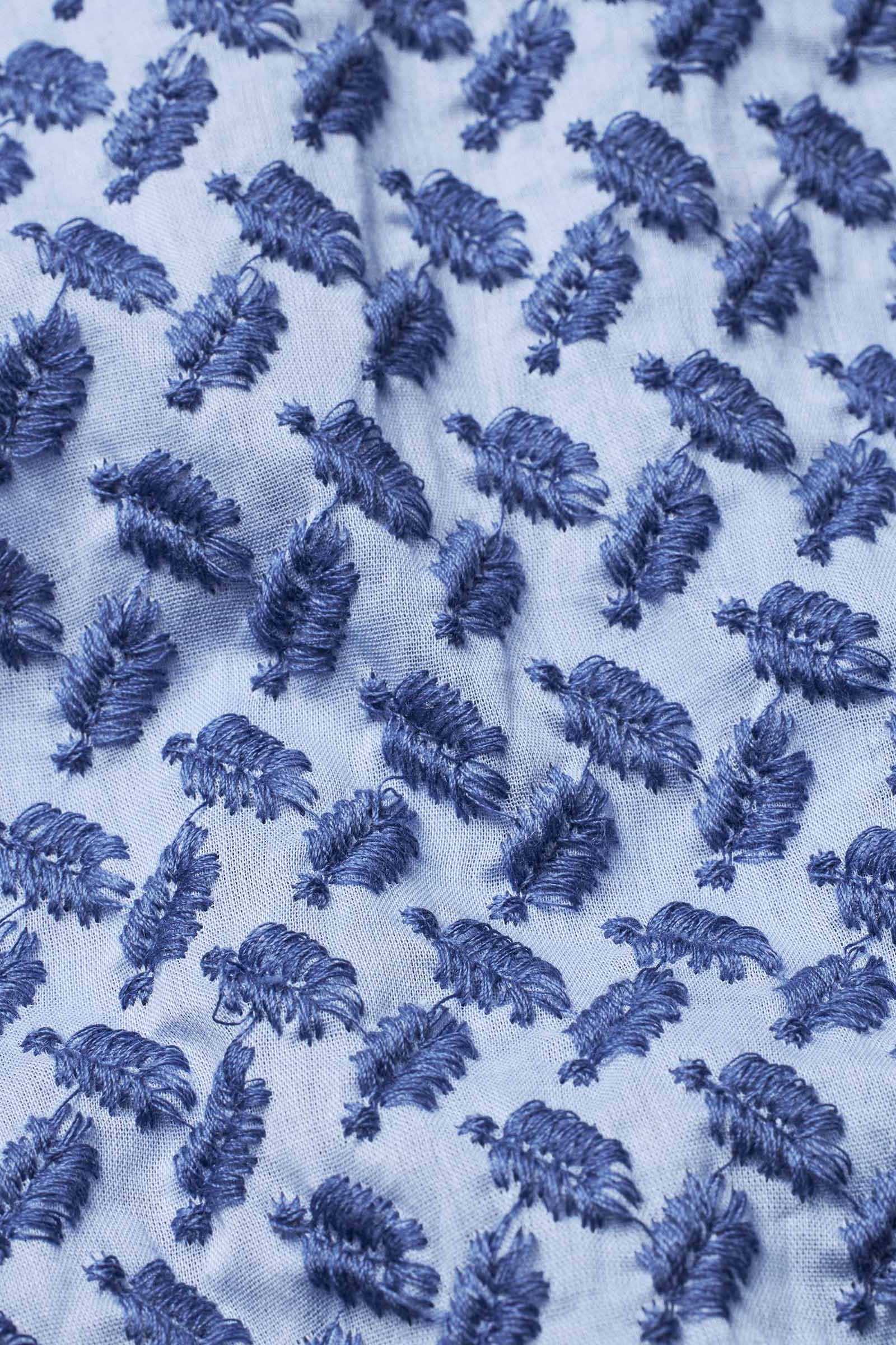 Inegoa Embroidered Shirt - Placid Blue - Image 3
