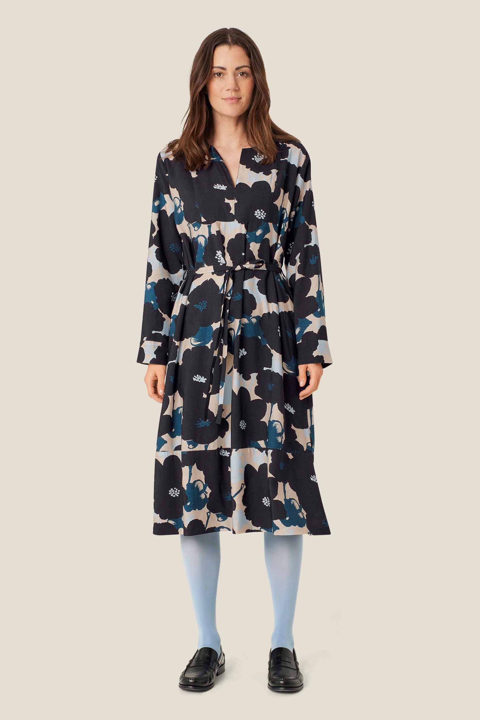 Nishan Printed Dress - Moonlit Ocean - Image 2