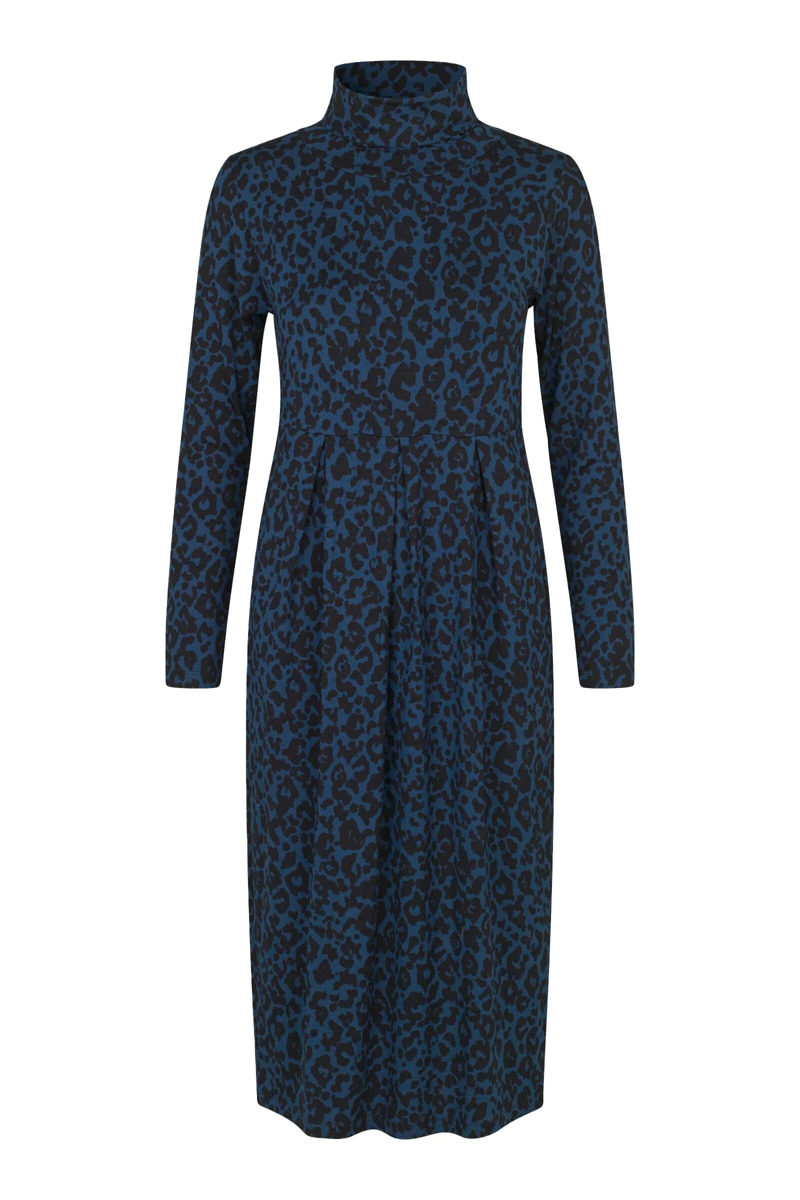 Noura Printed Jersey Dress - Moonlit Ocean