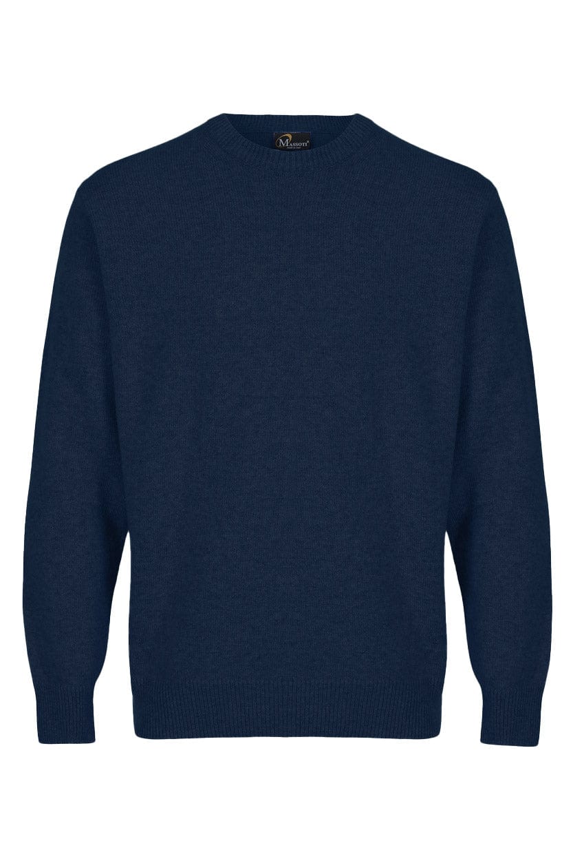 Lambswool Crew Neck Jumper - Navy