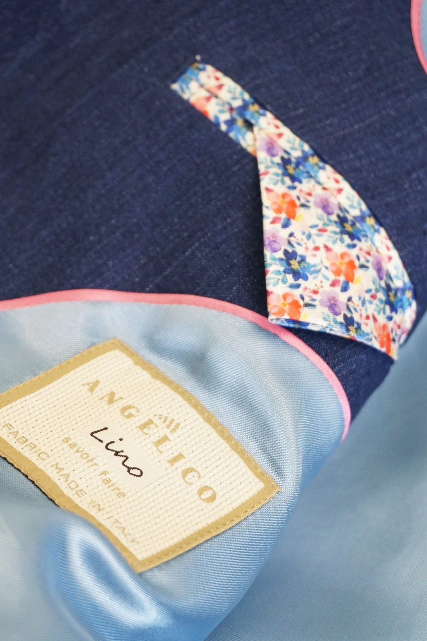 Jack Linen Jacket - Blue - Image 3