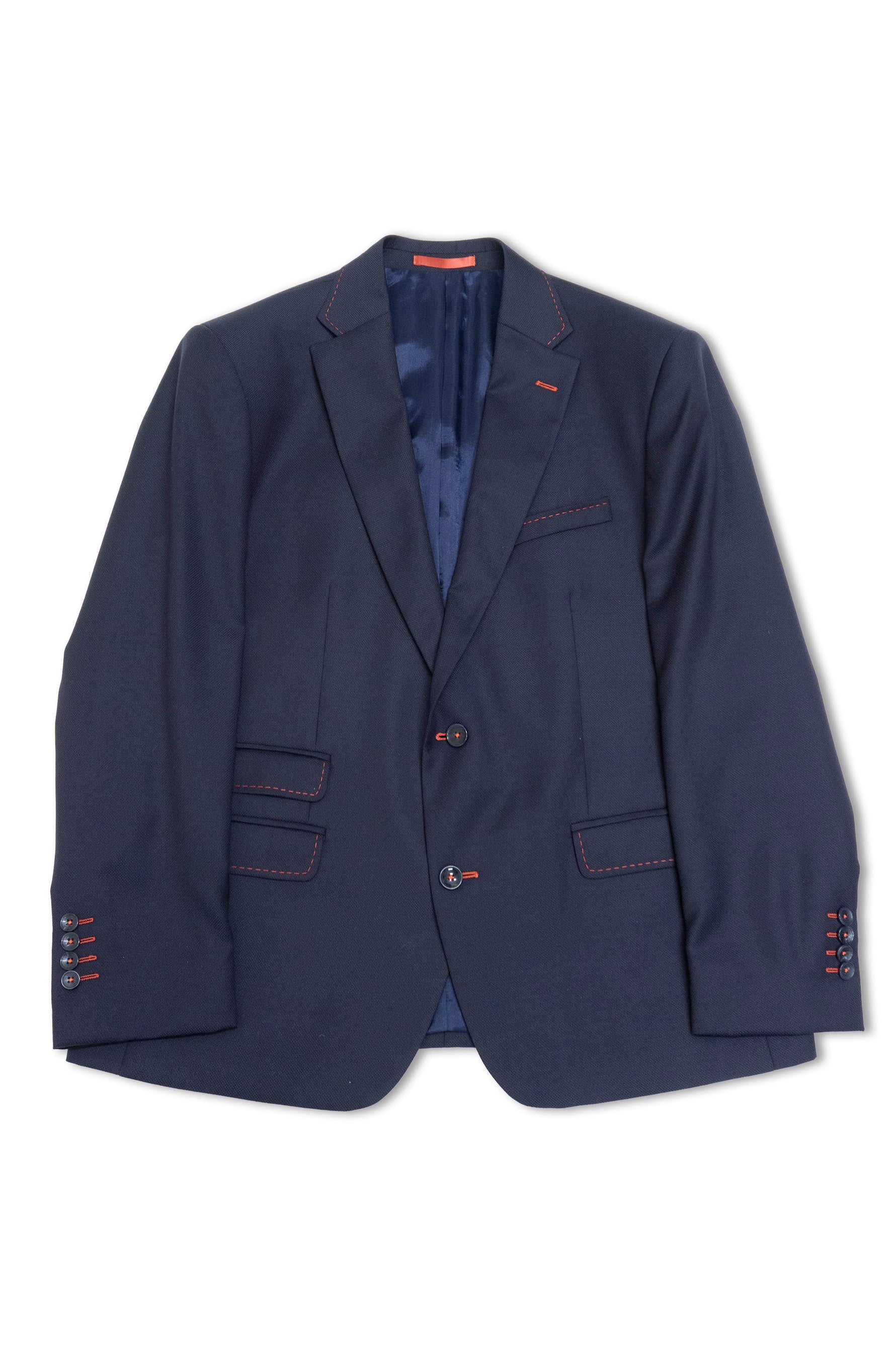 Joseph Pure Wool Blazer - Navy/Red