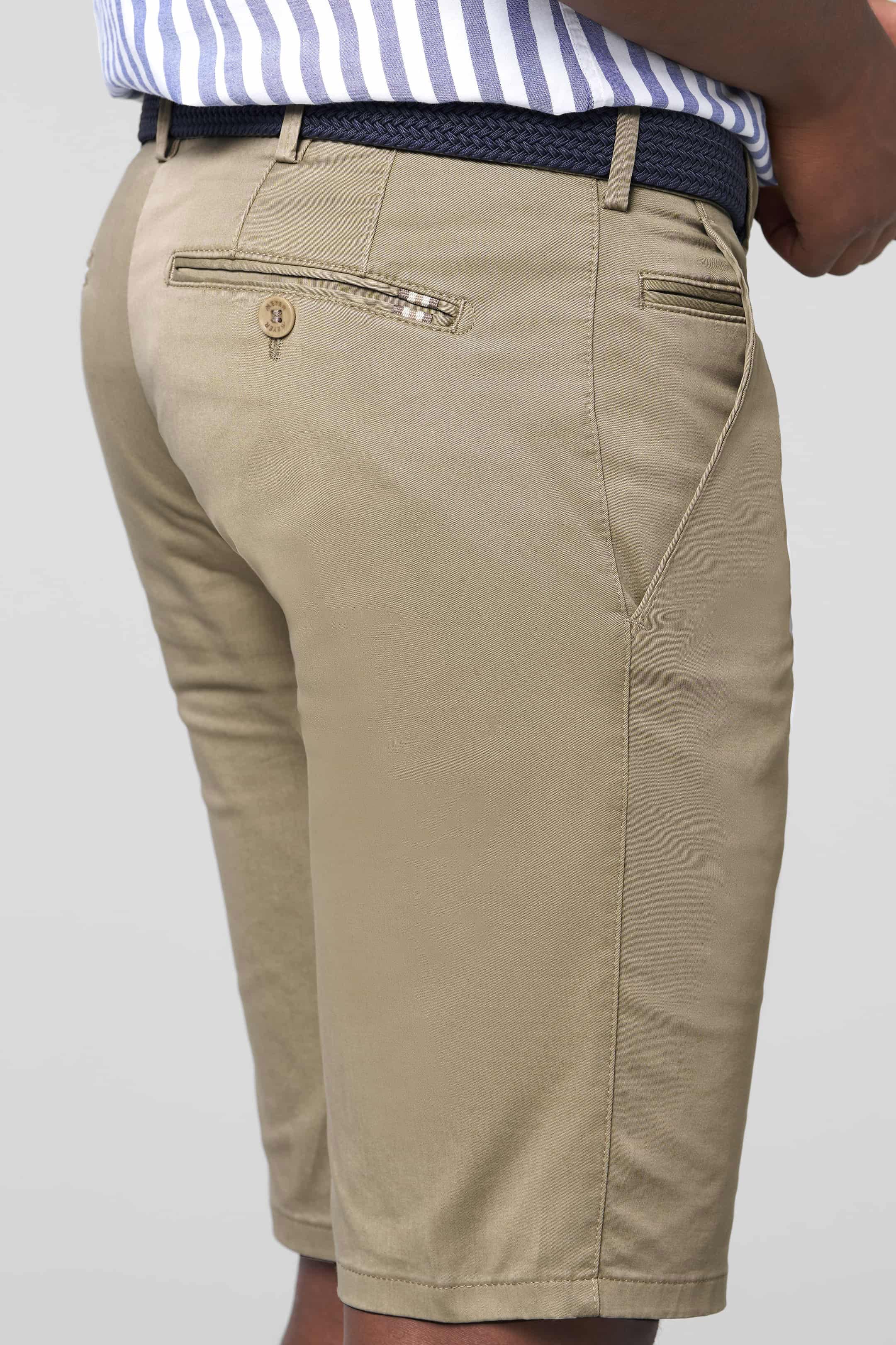 B-Palma Cotton Stretch Shorts - Stone - Image 3