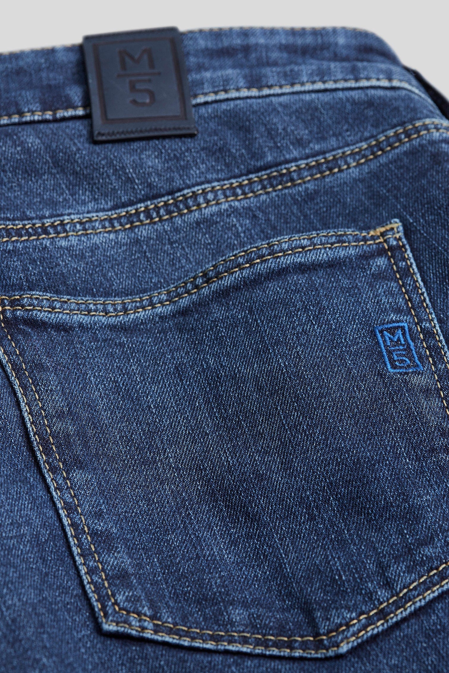 M5 Regular Stretch Denim Jeans - Stone Blue - Image 4
