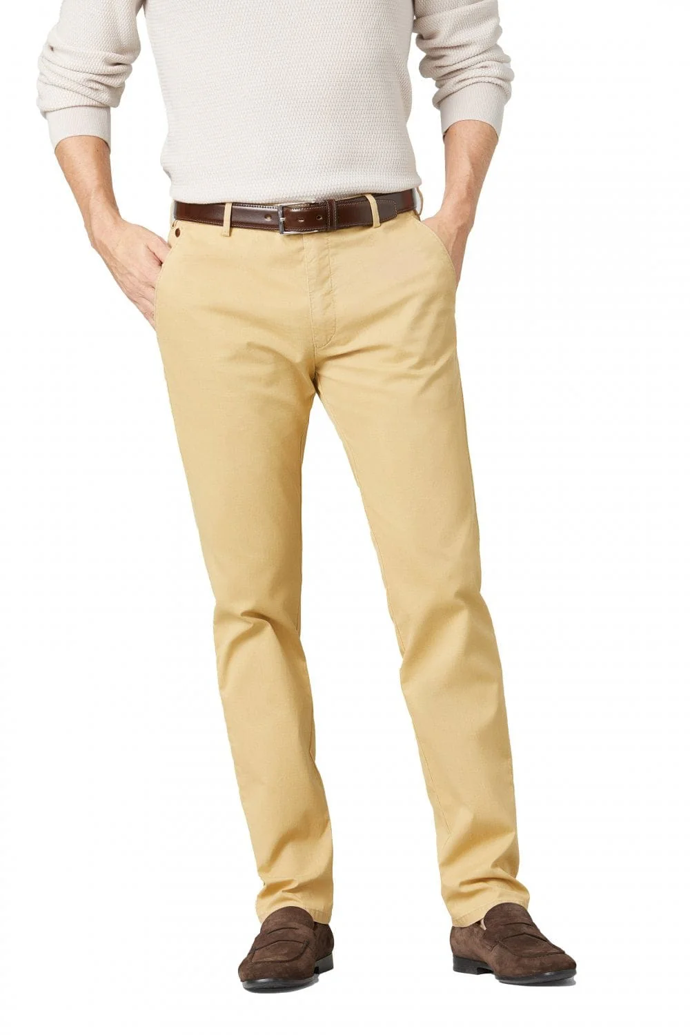 New York Cotton Twill Chinos - Sand