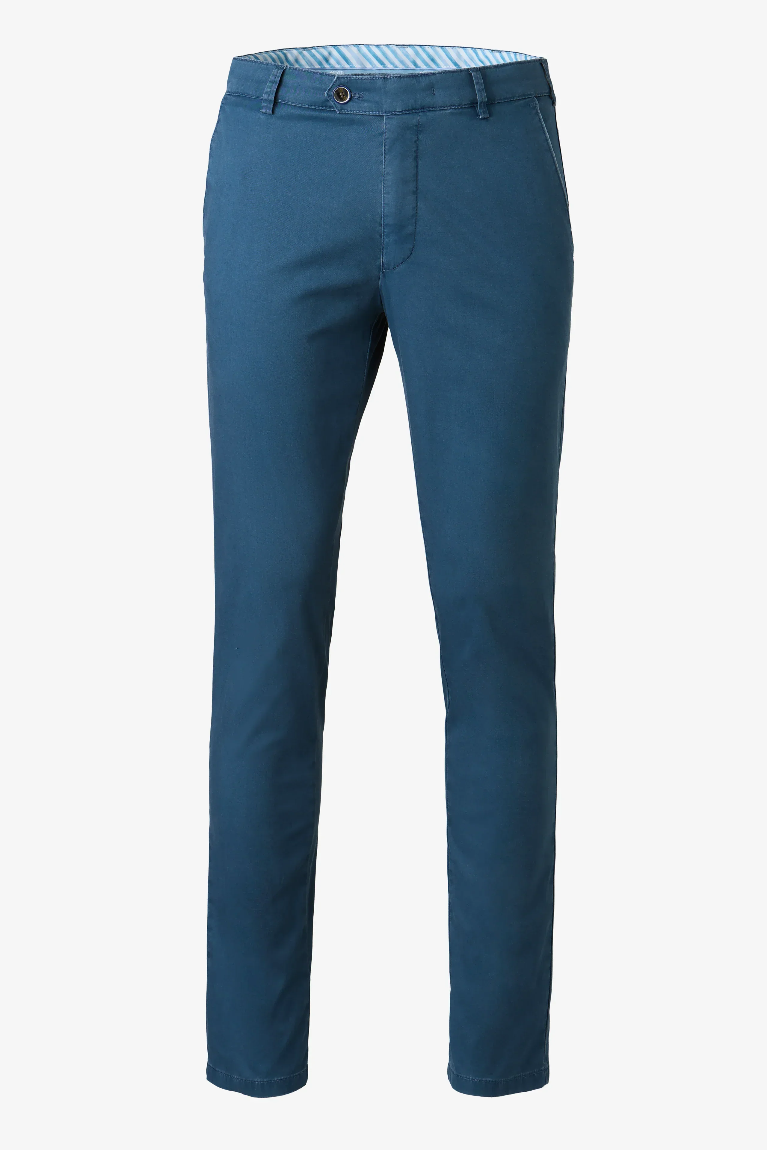 New York Stretch Light Delave Trousers - Mid Blue - Image 7