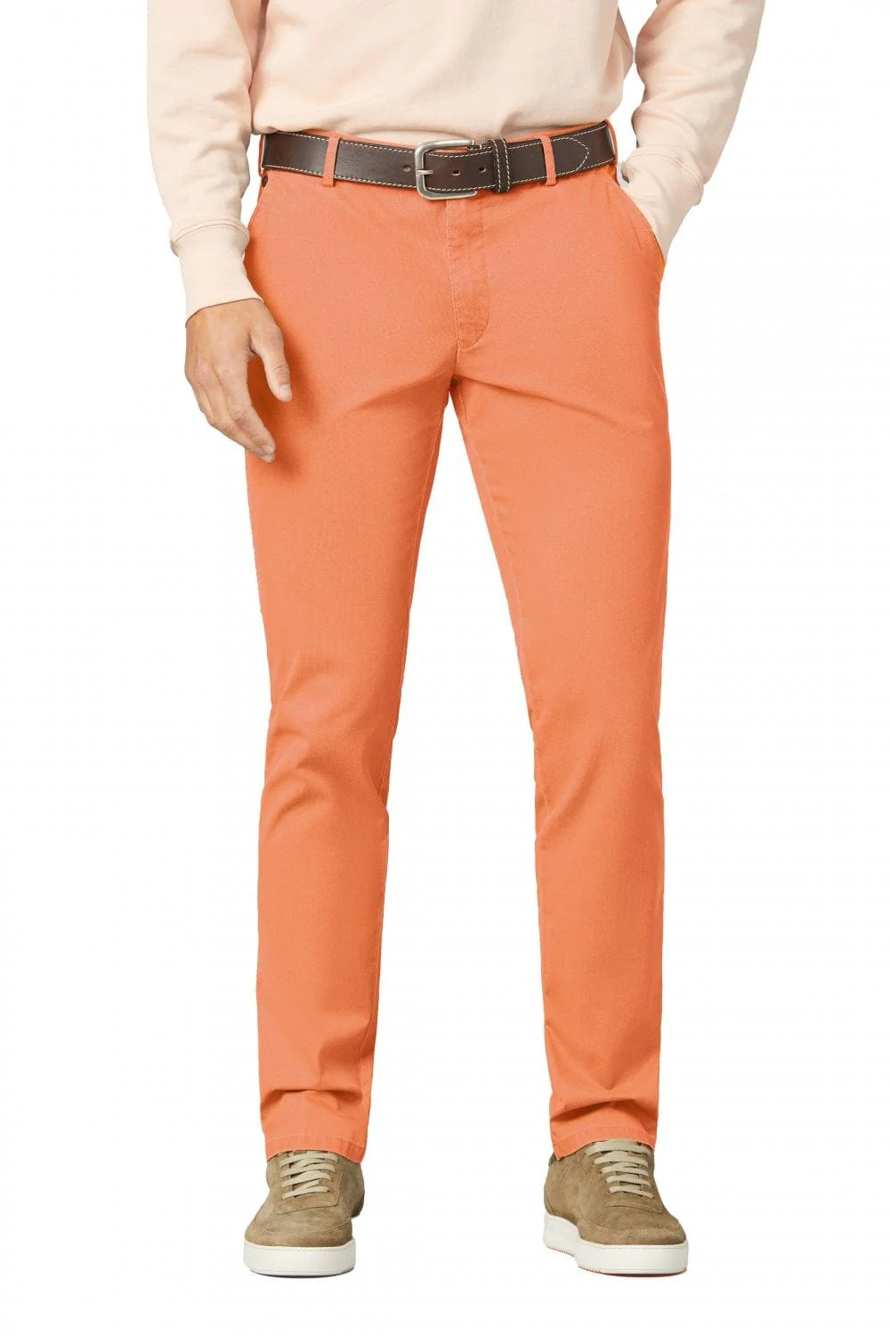 Rio Organic Cotton Stretch Chinos - Pumpkin