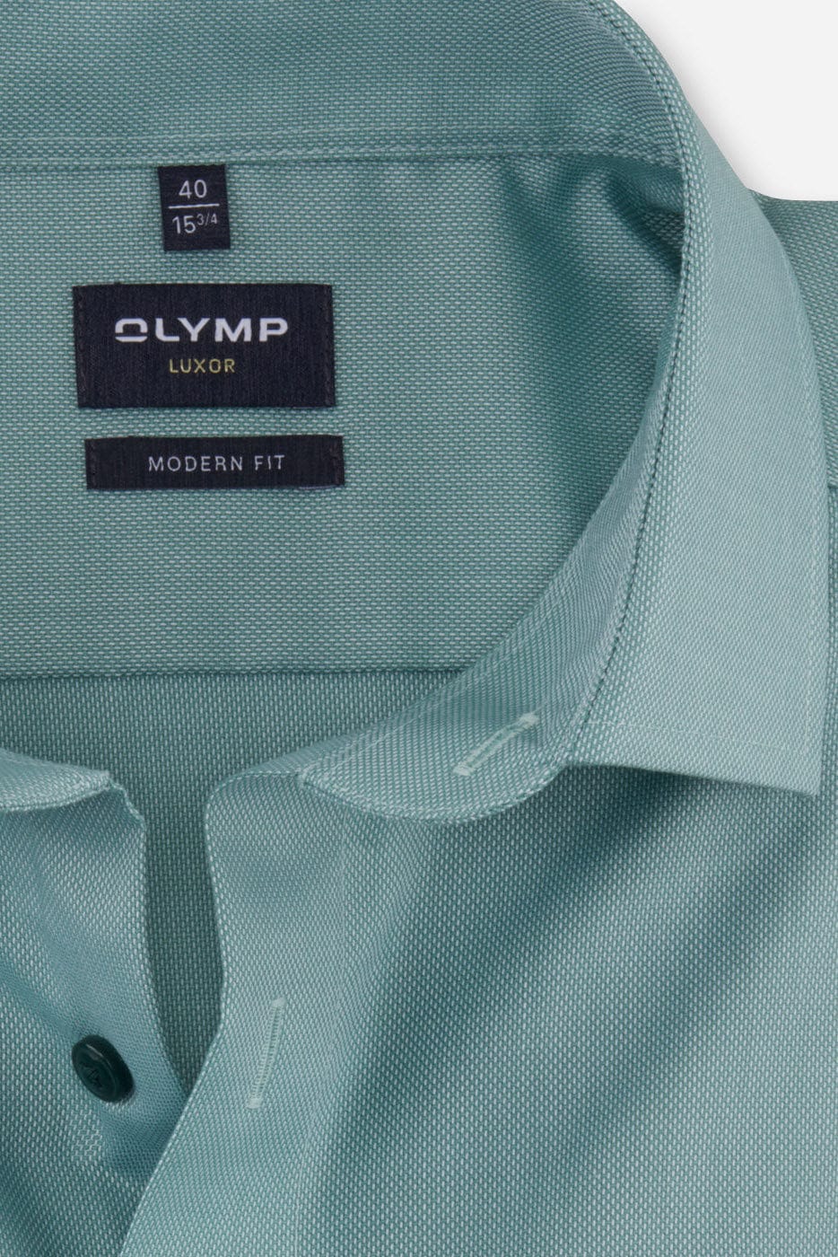 Luxor Modern Fit Short Sleeve Shirt - Green - Image 2
