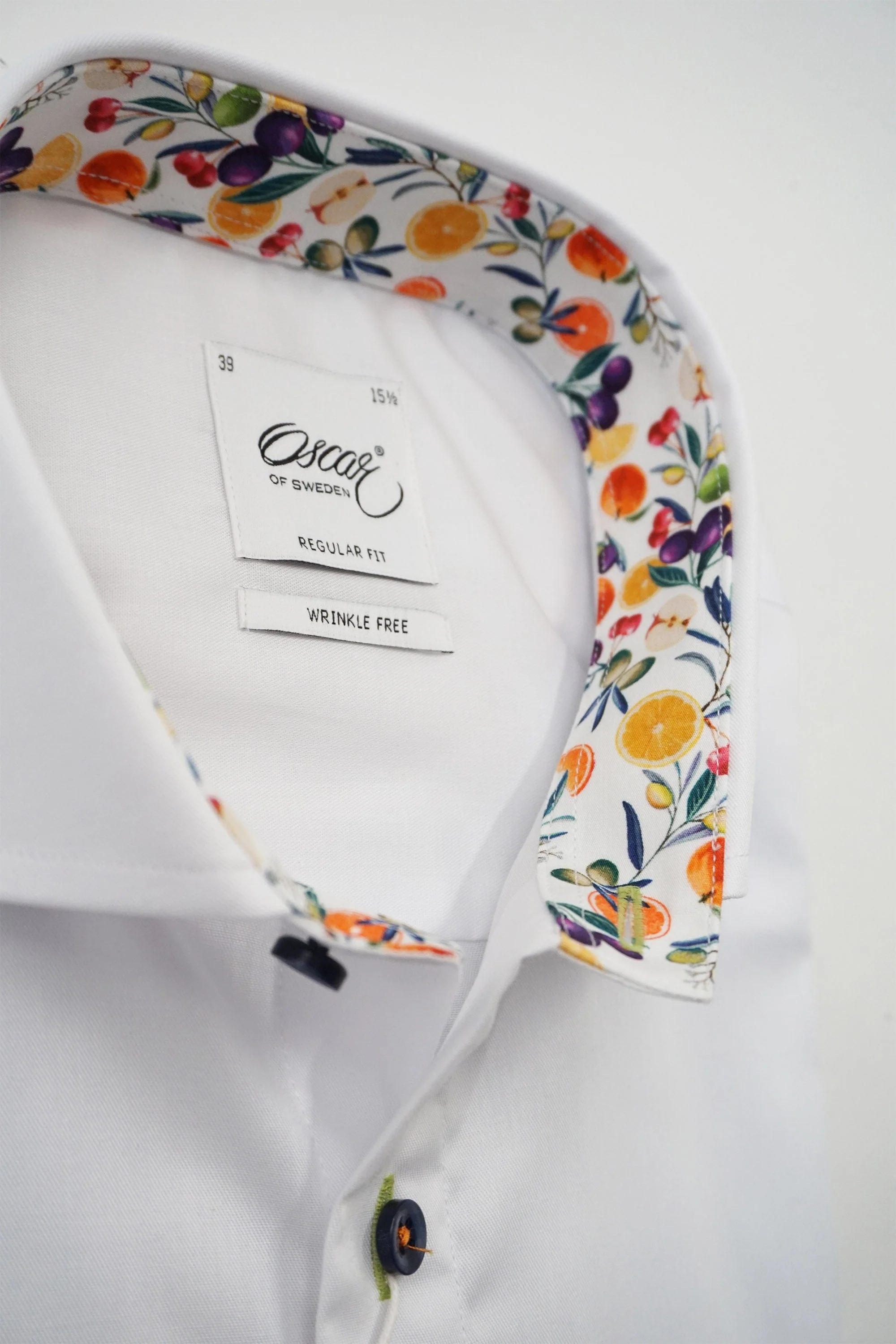 Pure Cotton Wrinkle Free Shirt with Trim Detailing - White - Image 2