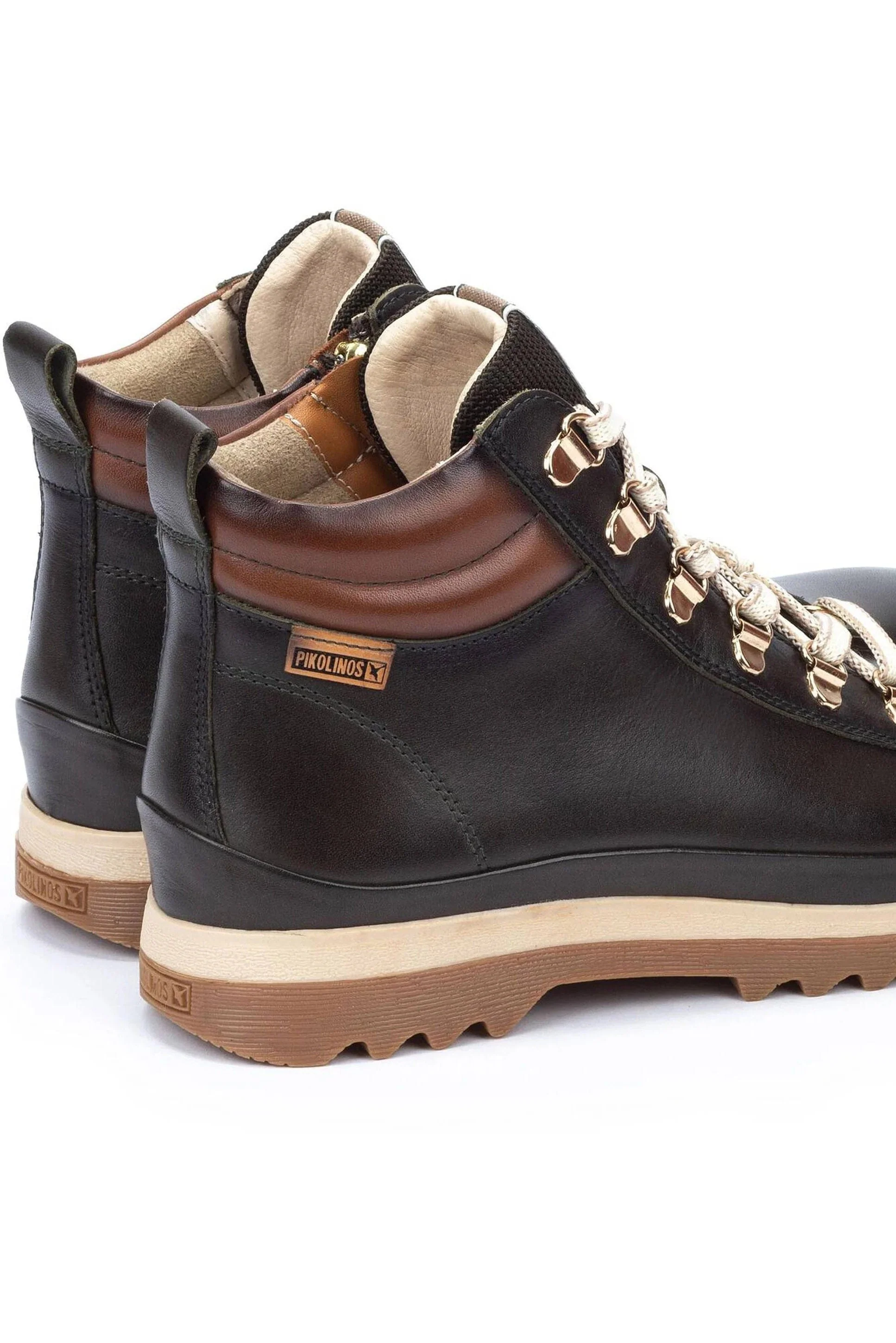 Vigo Leather Lace Up Ankle Boots - Forest - Image 3