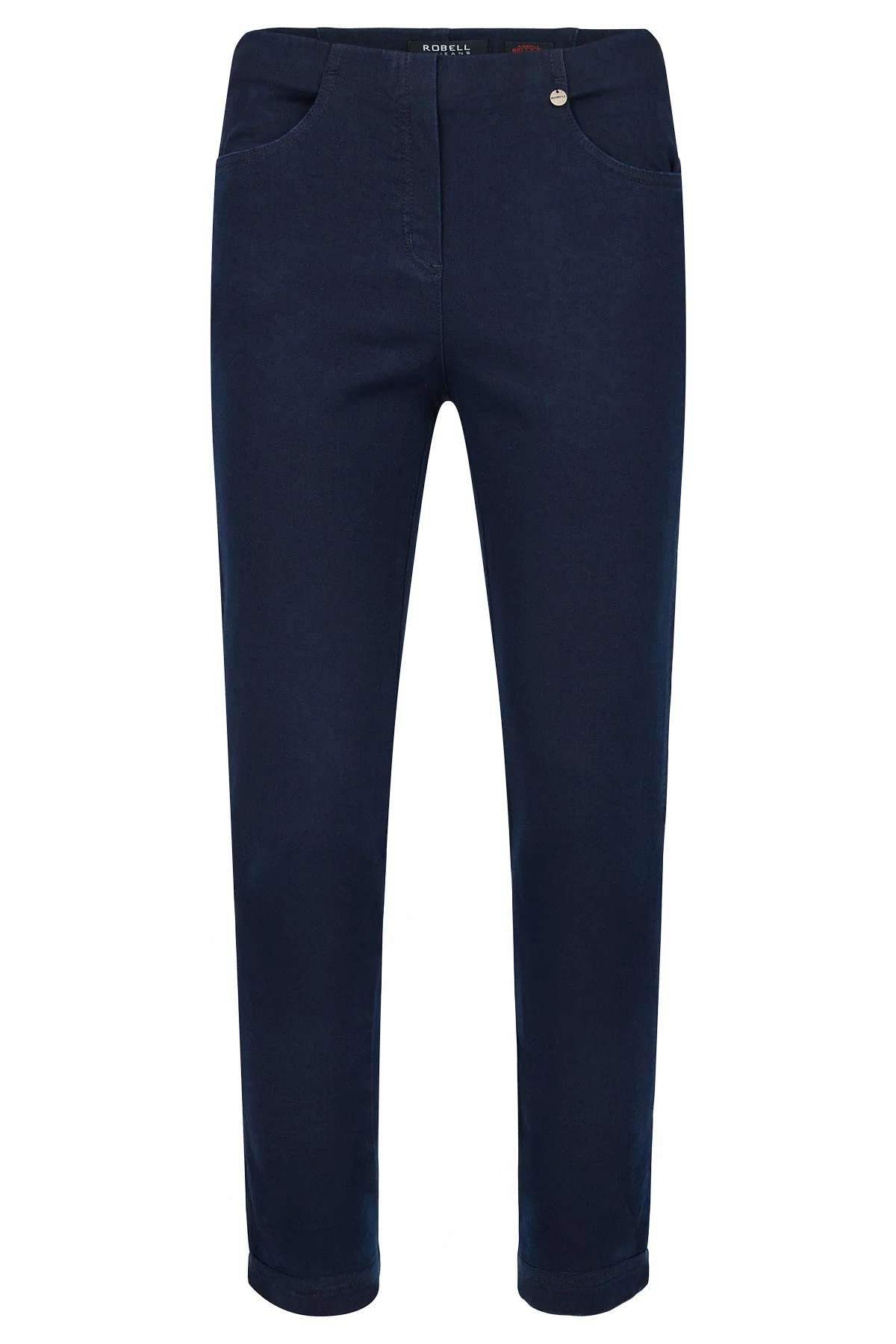 Bella 09 Straight Ankle Grazer Jeans - Navy