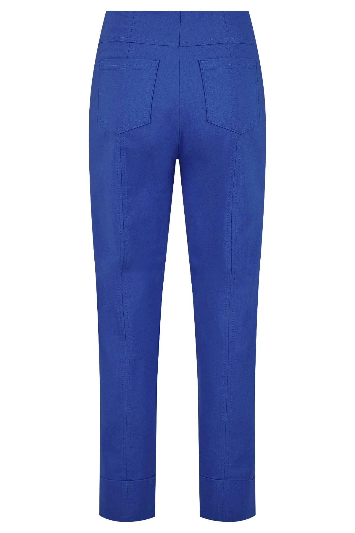 Bella 09 Straight Ankle Grazer Trousers - Ultra Marine - Image 2