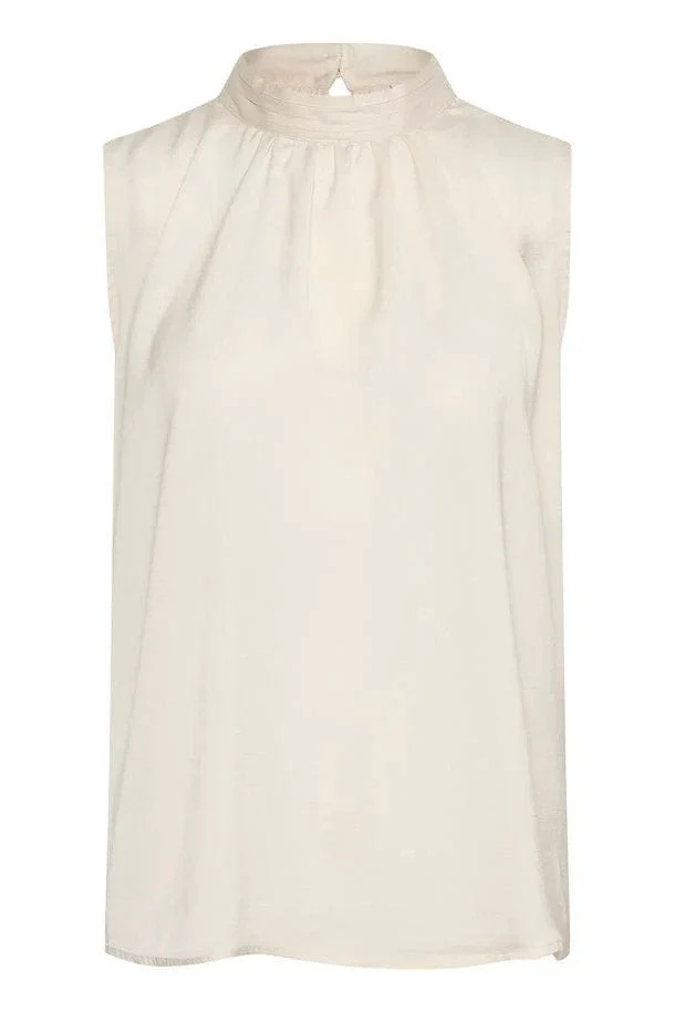 Aileen Sleeveless Blouse - Ice
