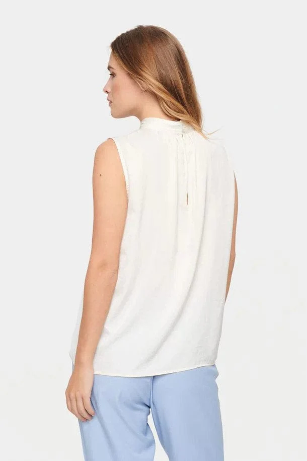 Aileen Sleeveless Blouse - Ice - Image 5