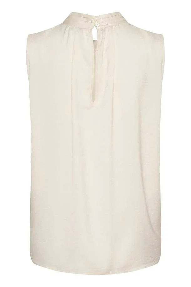 Aileen Sleeveless Blouse - Ice - Image 6