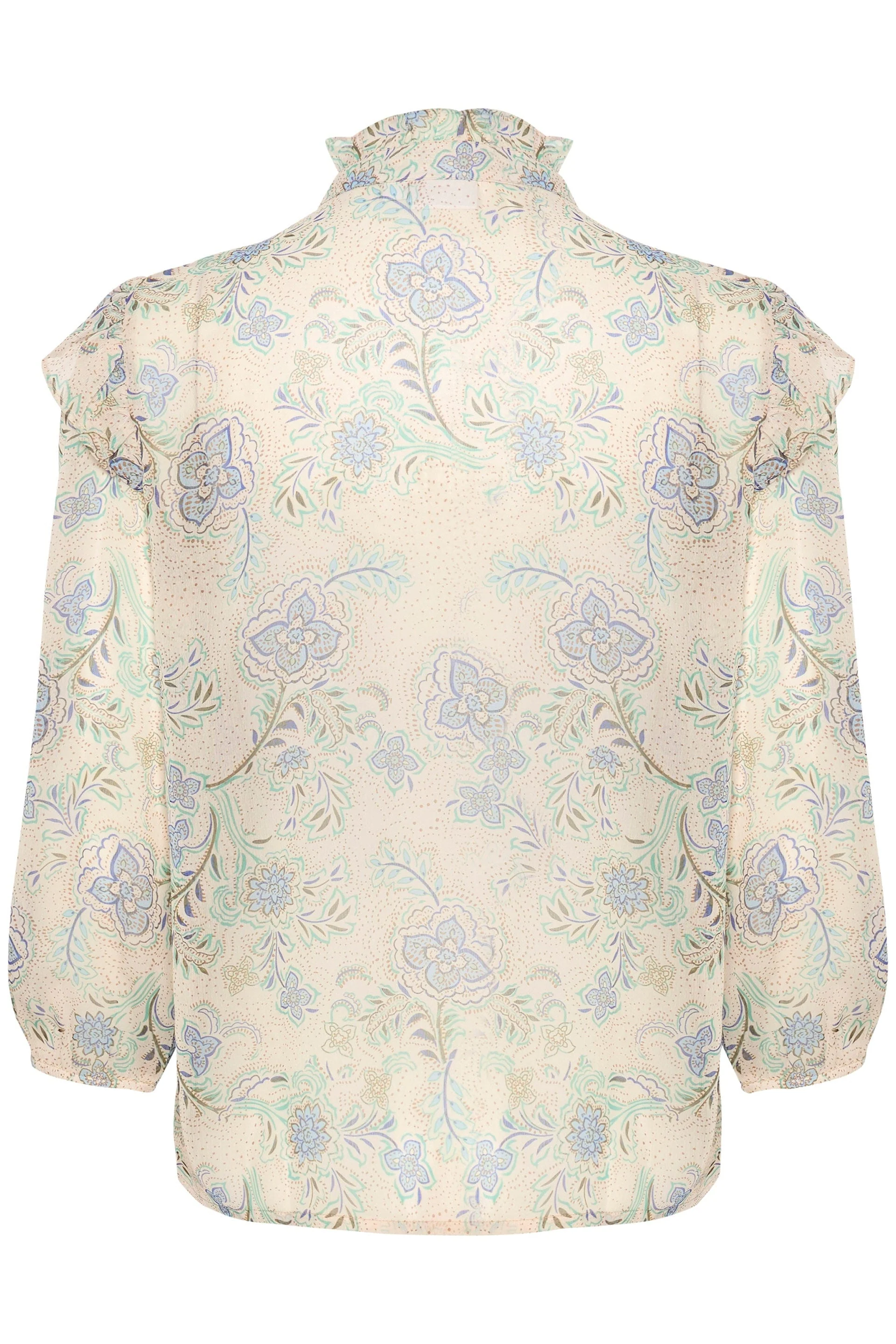 Doja Printed Blouse  - Creme Vintage Paisley - Image 5