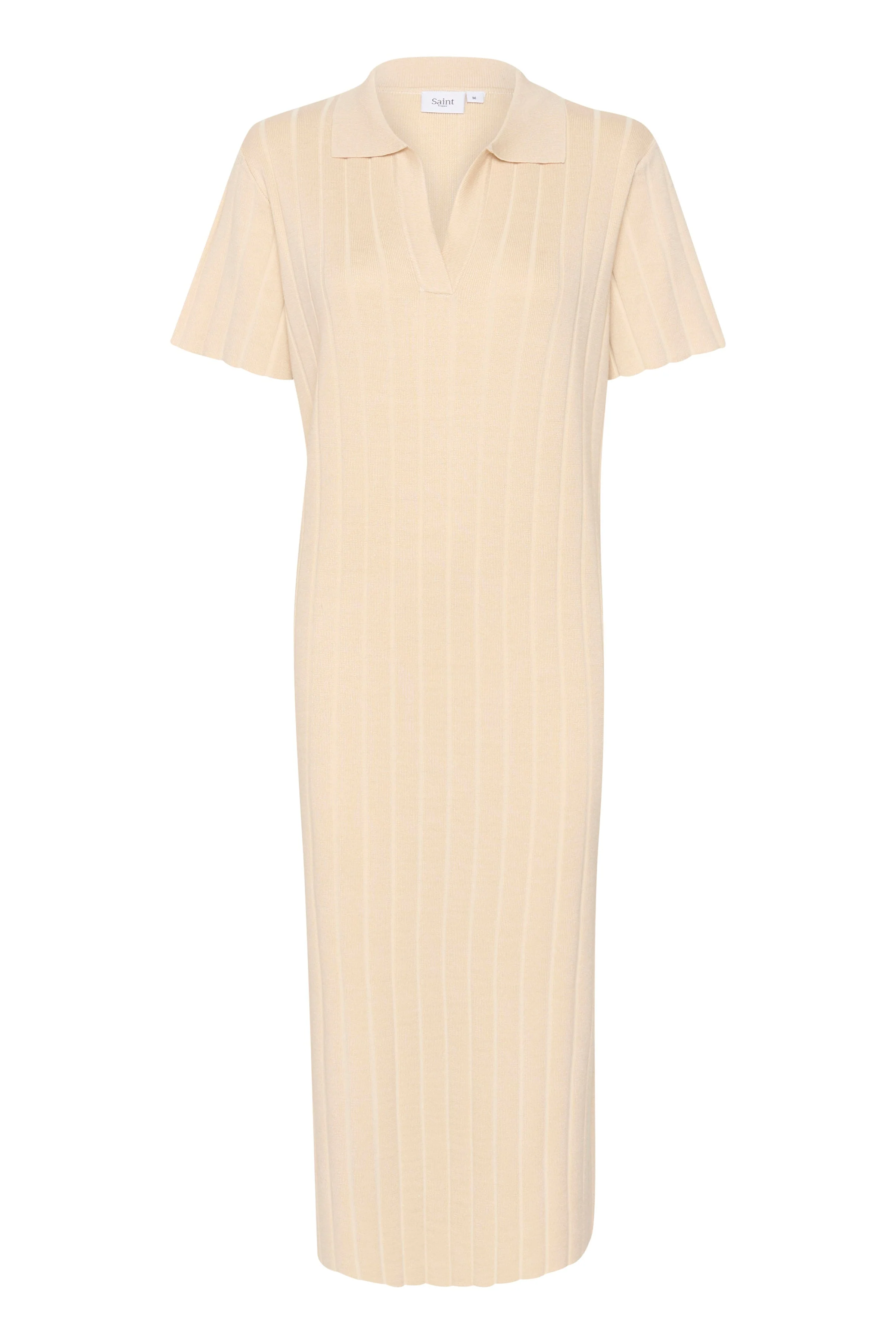 Fumiko Knit Midi Dress - Creme