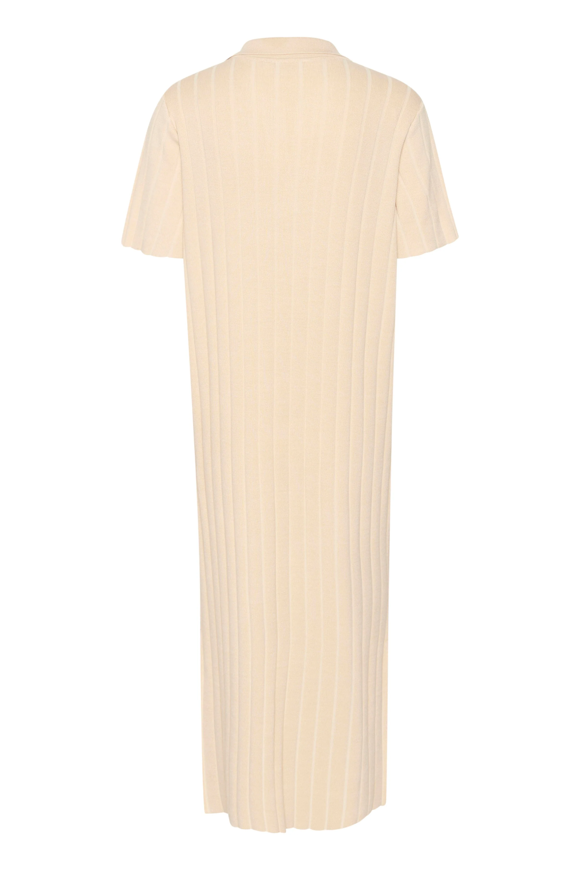 Fumiko Knit Midi Dress - Creme - Image 6