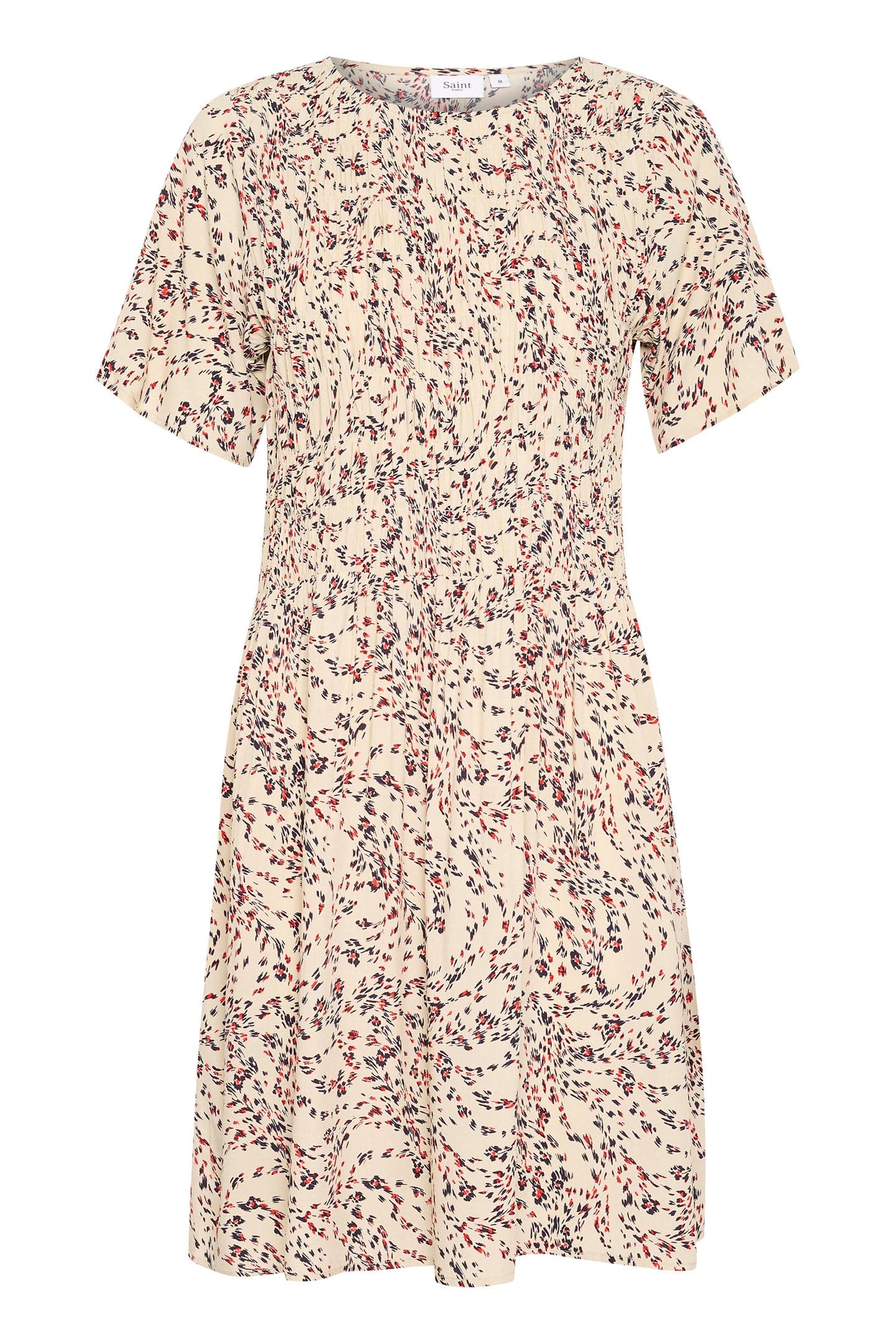 Gisla Mini Dress - Fog Windswept Leaves - Image 2