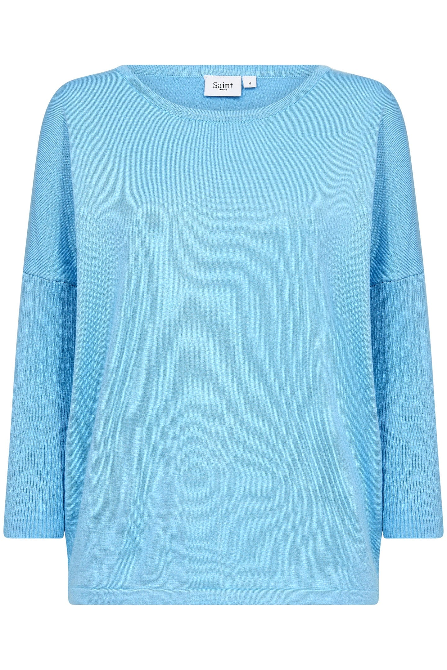 Mila Round Neck Jumper - Ethereal Blue