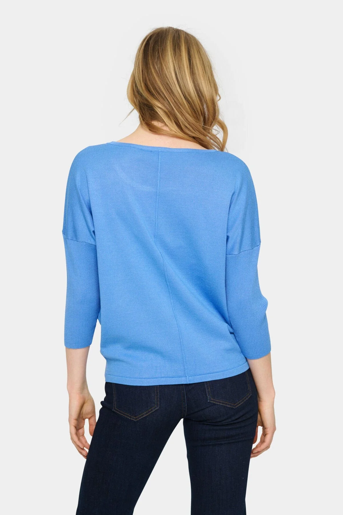 Mila Round Neck Jumper - Provence - Image 6