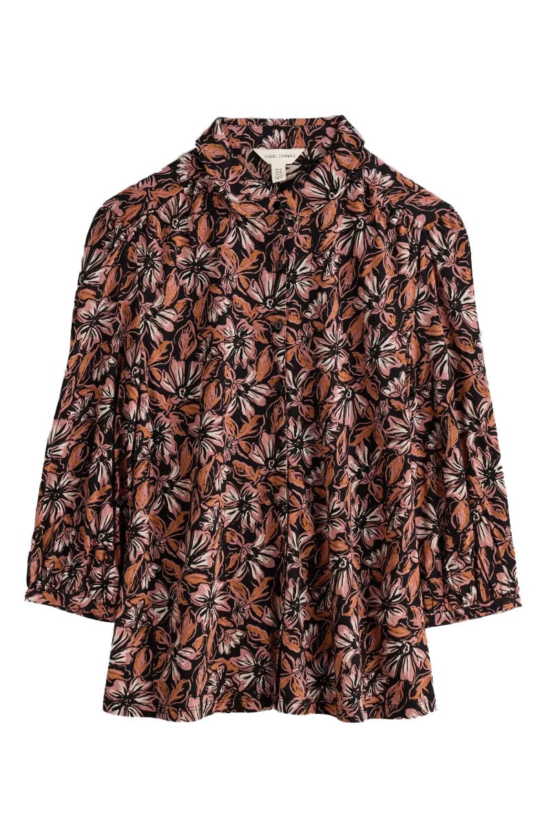 3/4 Embrace Jersey Shirt - Mallow Blooms Pink Grass