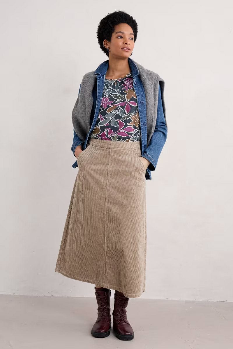 Appletree 3/4 Sleeve Top - Inked Foliage Onyx - Image 3
