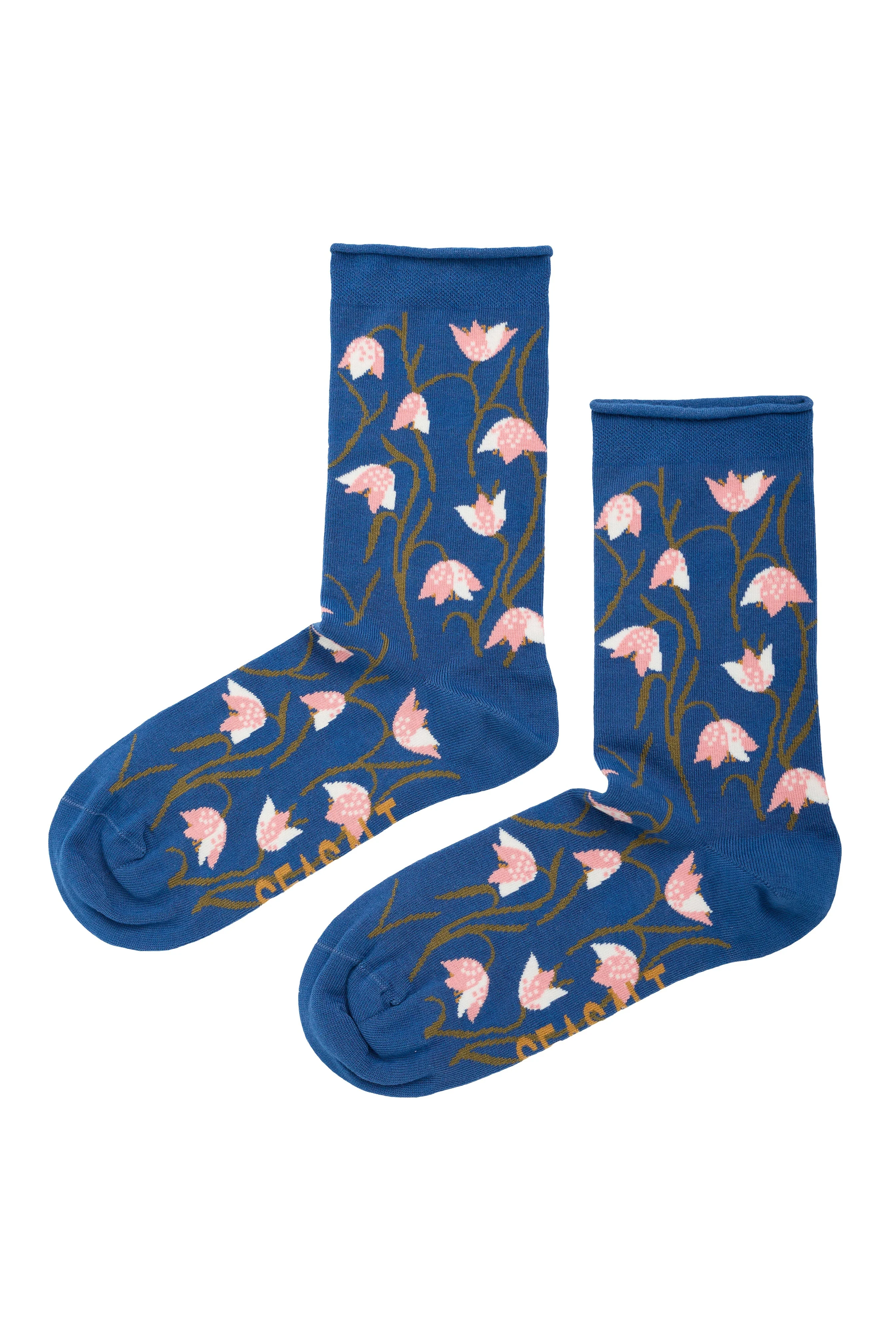 Arty Organic Cotton Socks - Fritillary Squall