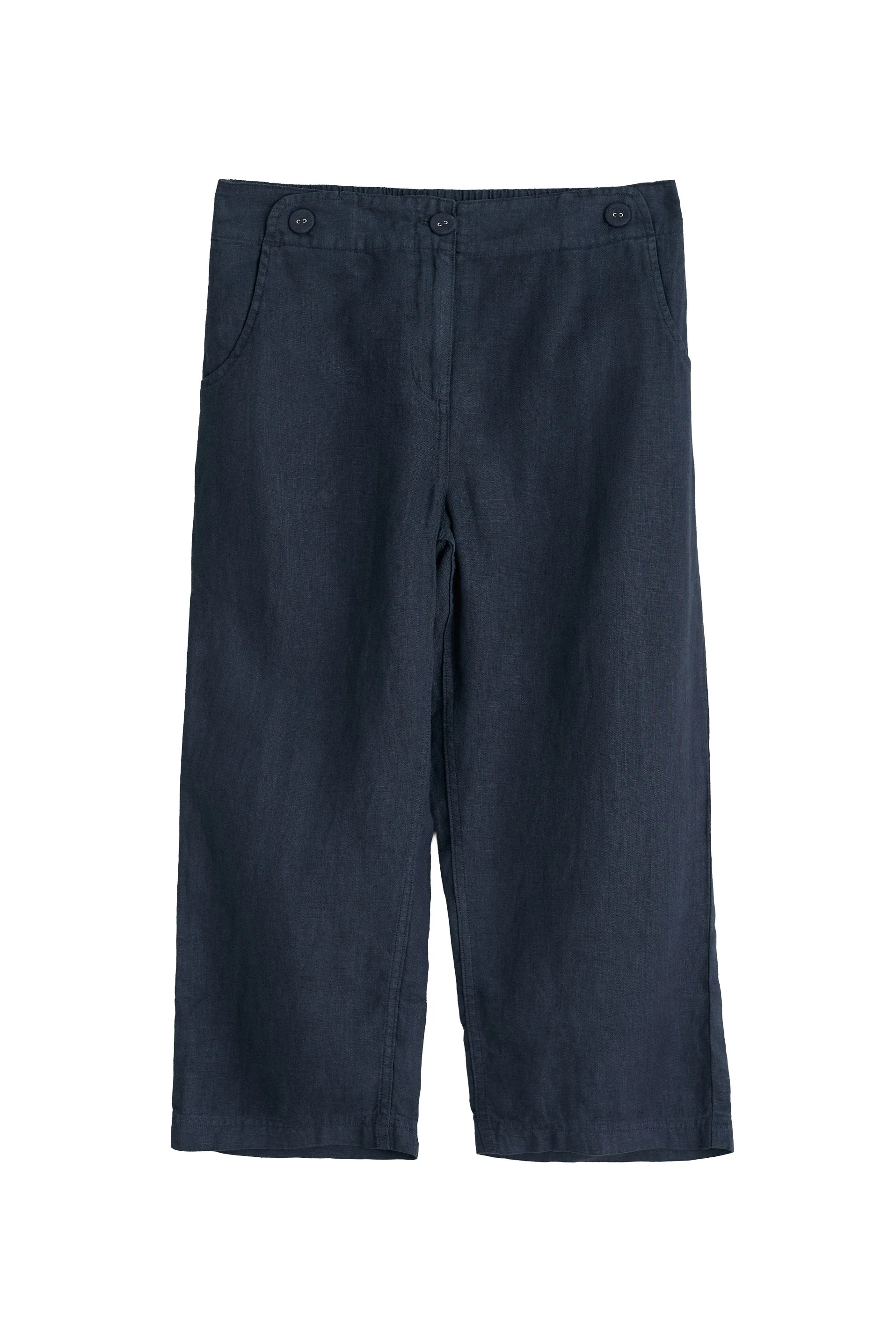 Brawn Point Cropped Trousers - Maritime