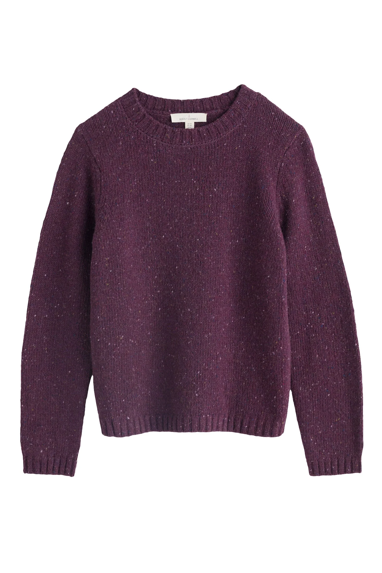 Dawson Pick Merino Wool Blend Jumper - Grape