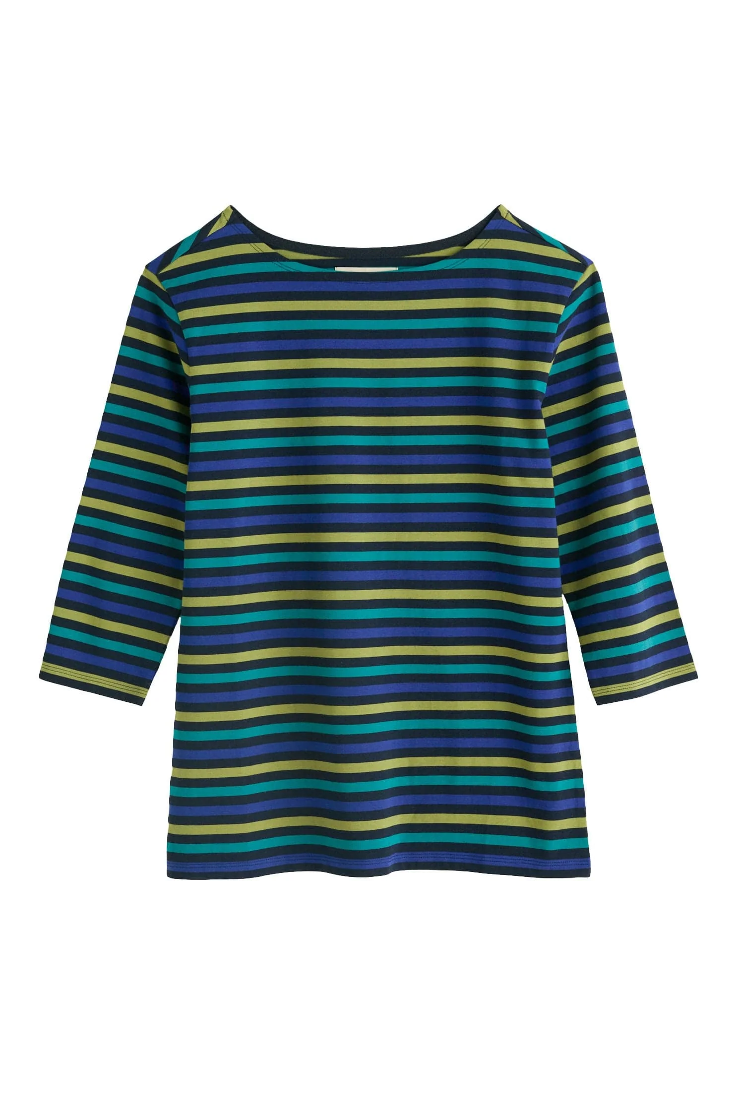 Sailor 3/4 Sleeve Top - Tri Mini Cornish Emulsion