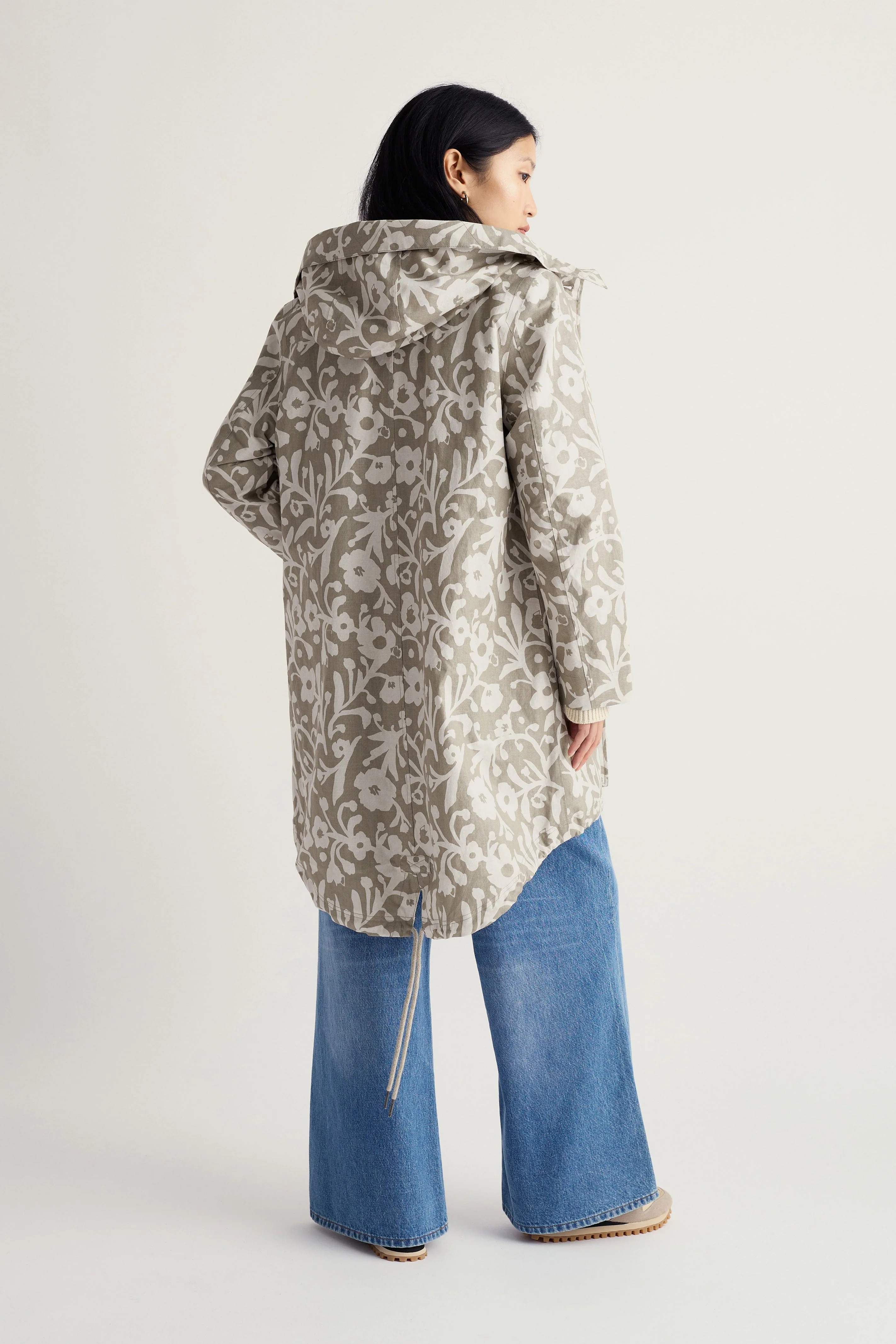 Seafaring Waterproof Coat - Blotted Anemone Seed - Image 4