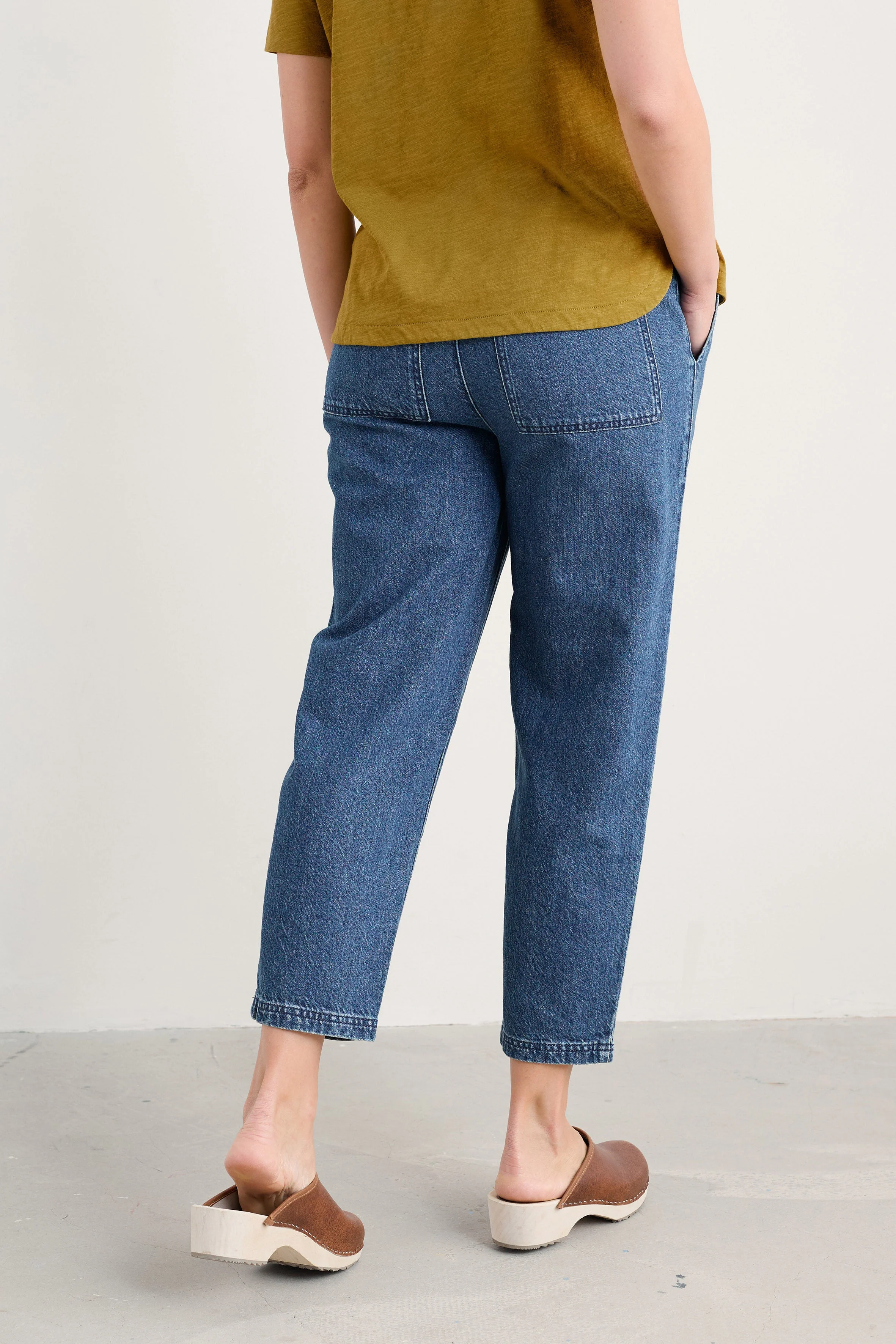 Sholl Trousers - Mid Wash - Image 4