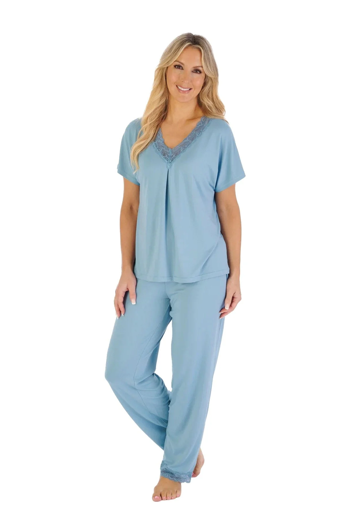 Gaspe Supersoft Pyjama Set - Blue