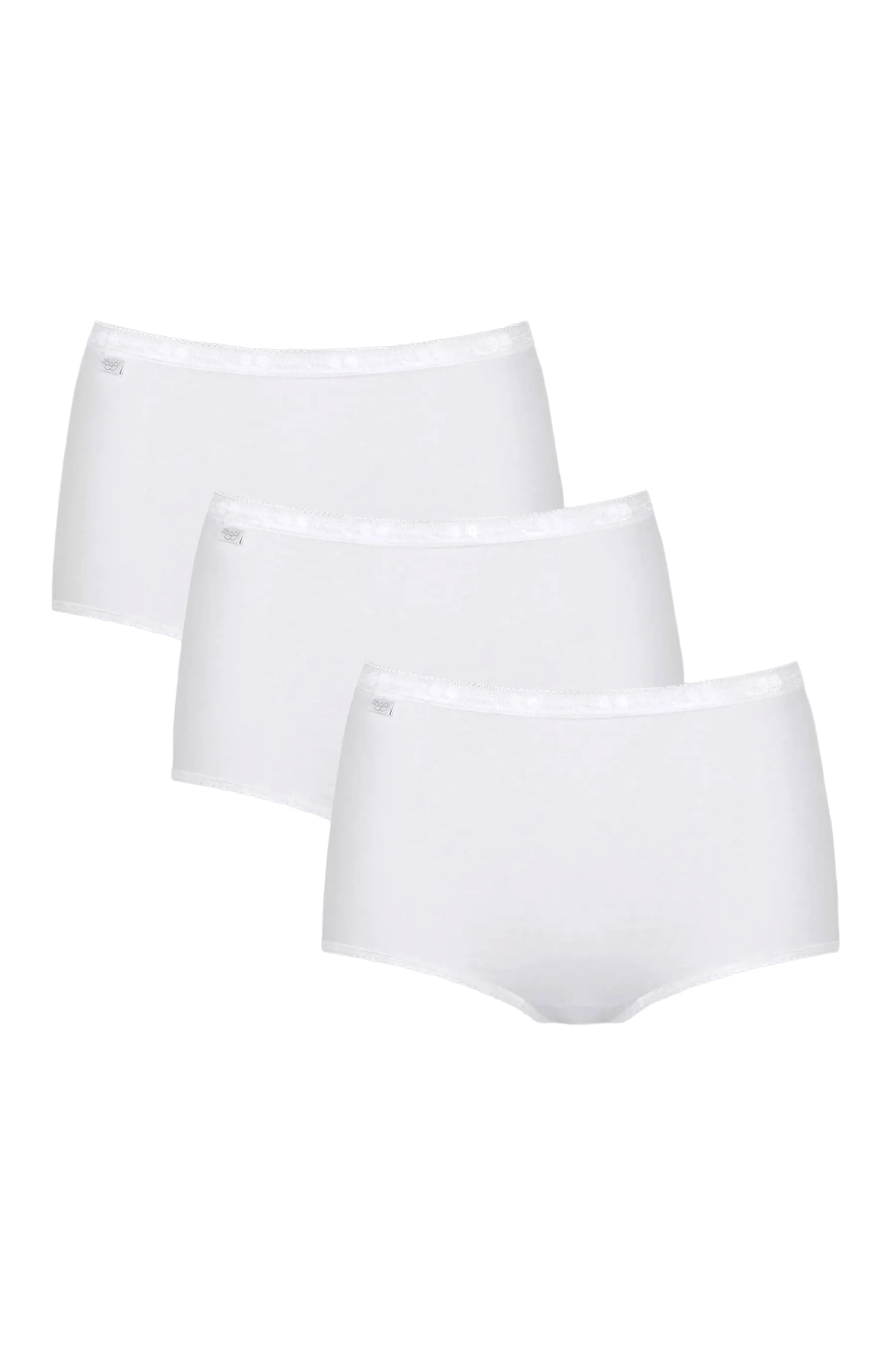 Womens Basic Maxi Brief 3 Pack - White
