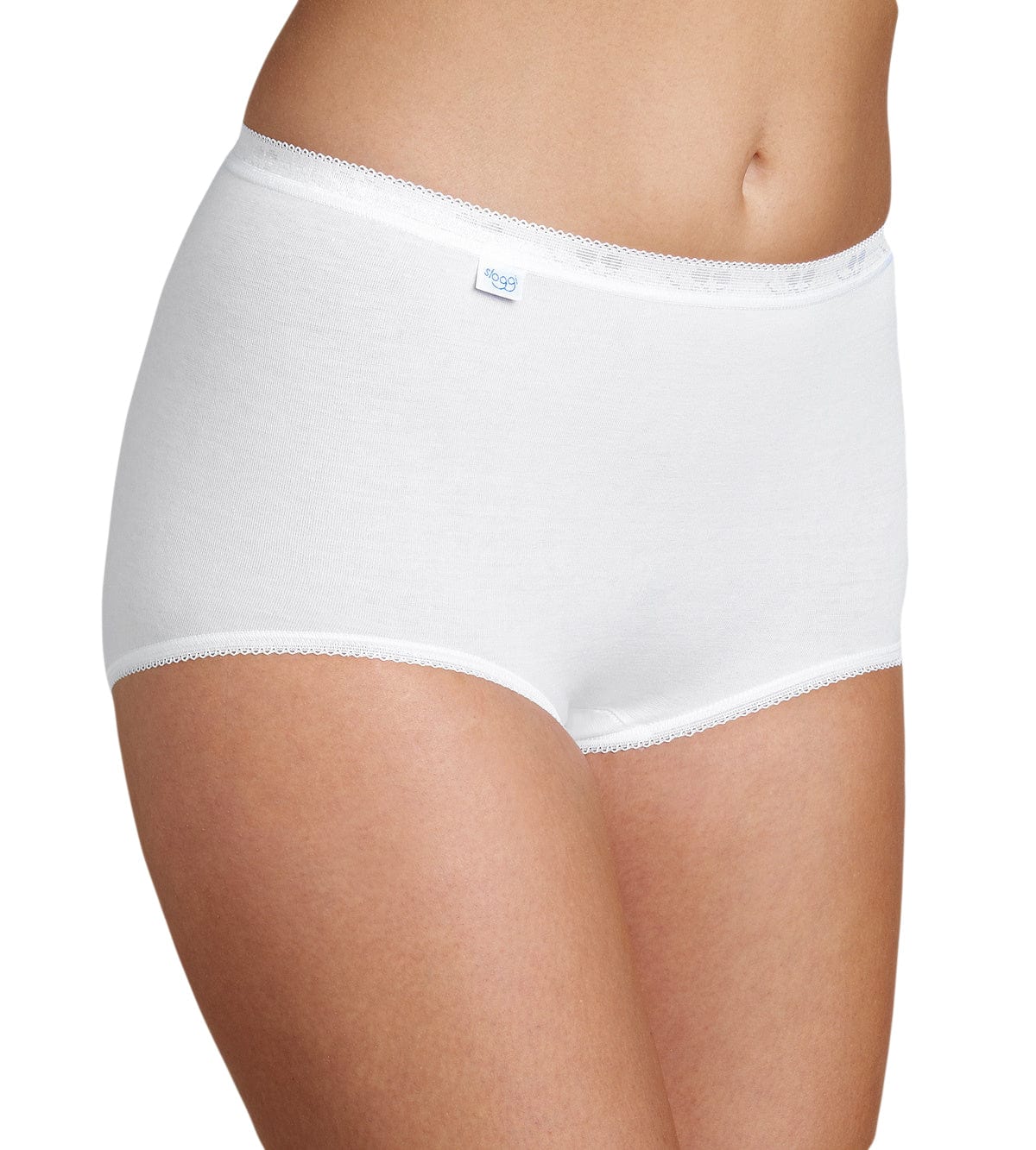 Womens Basic Maxi Brief 4 Pack - White