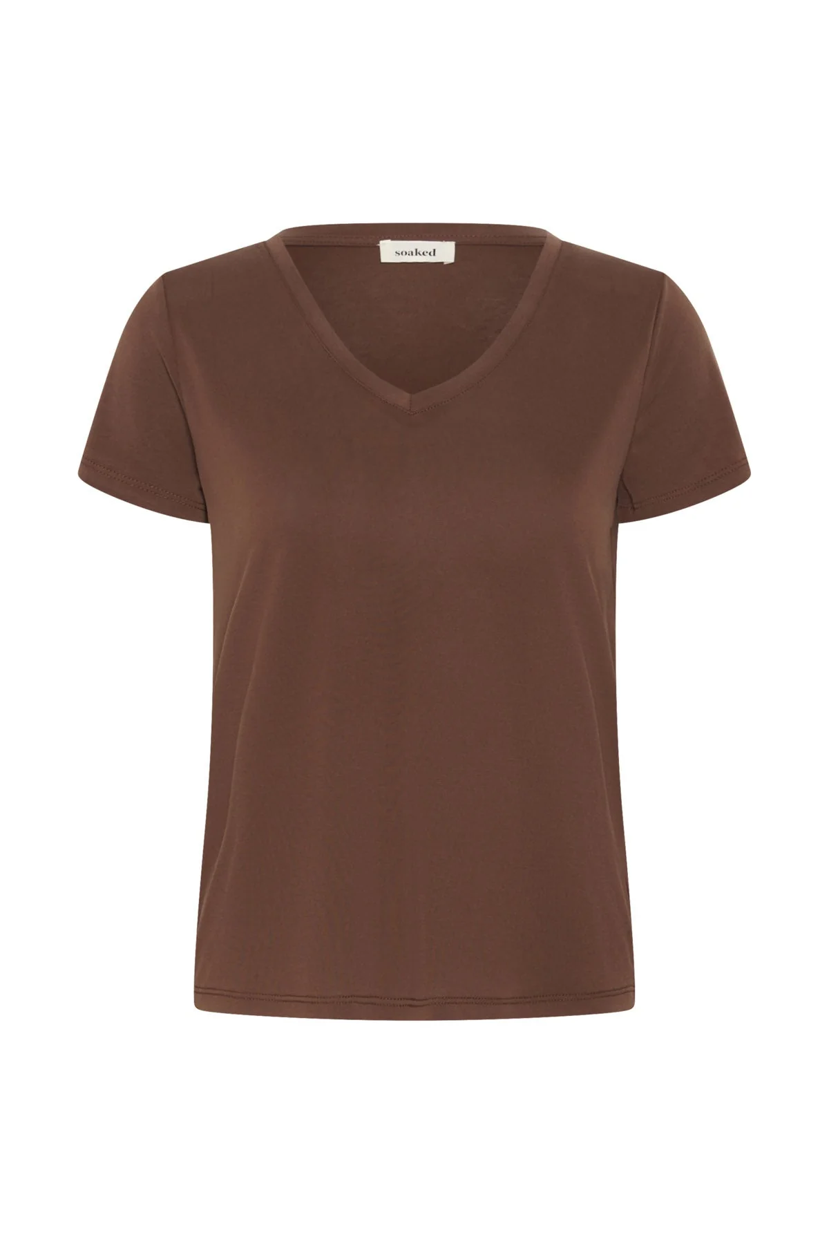 Columbine V-Neck T-Shirt - Cappuccino