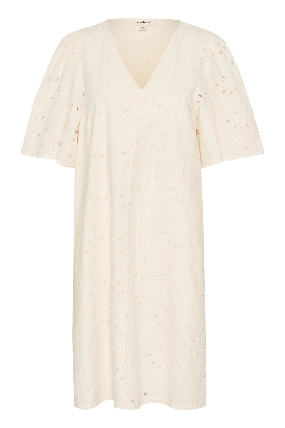 Kiara Broderie Anglaise Dress - Whisper White