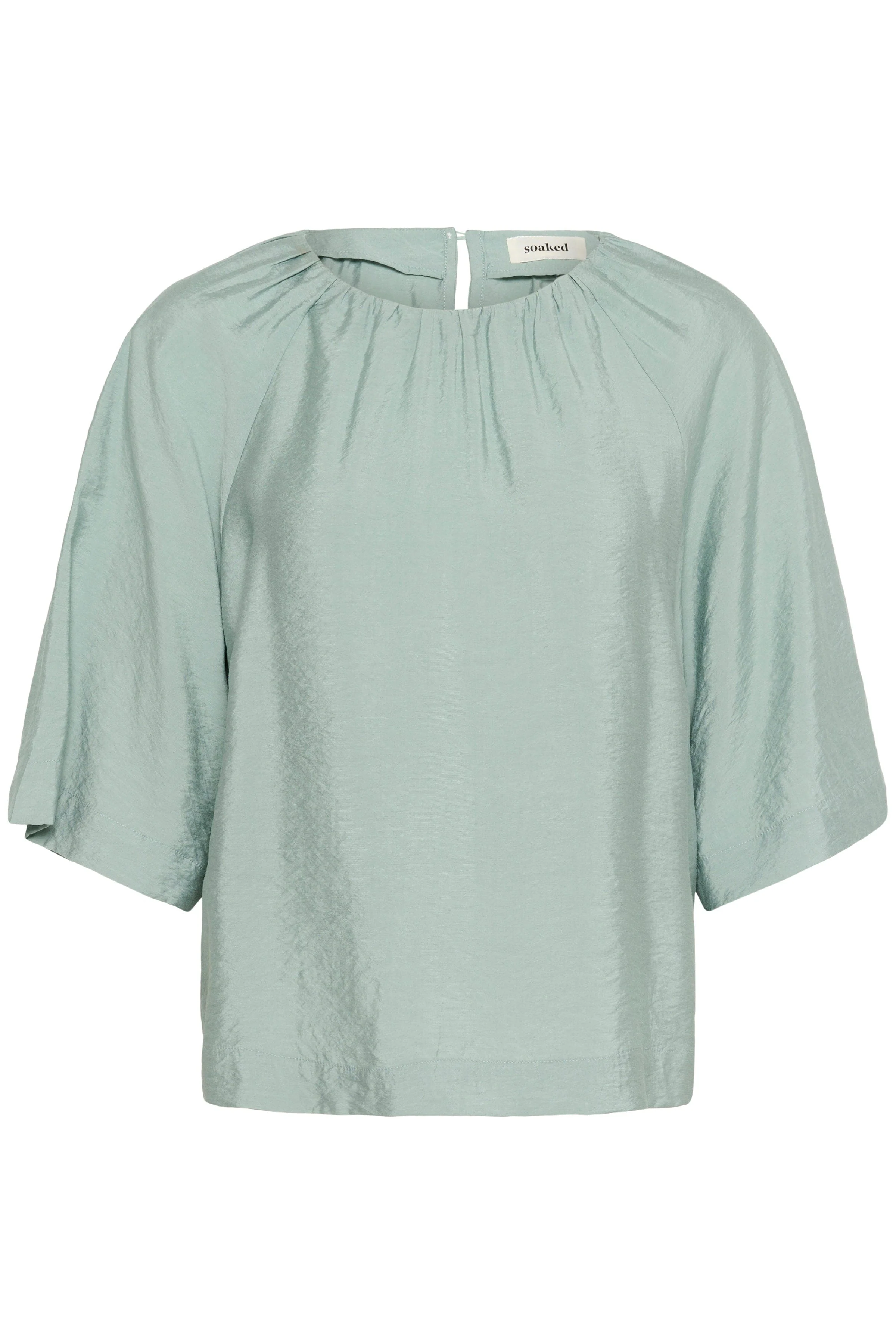 Leodora Top - Silver Blue
