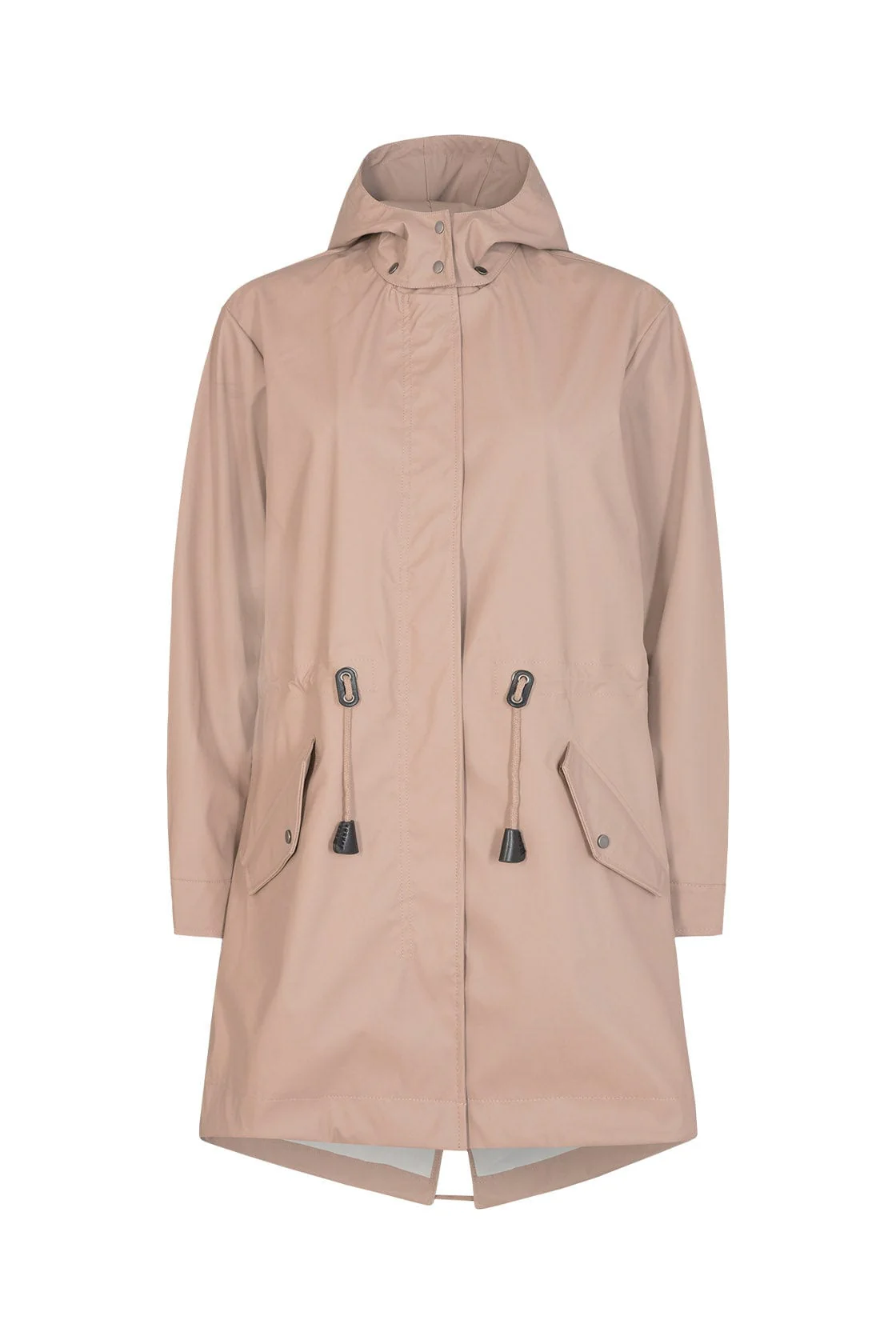 Alexa PU Rain Jacket - Stucco Brown