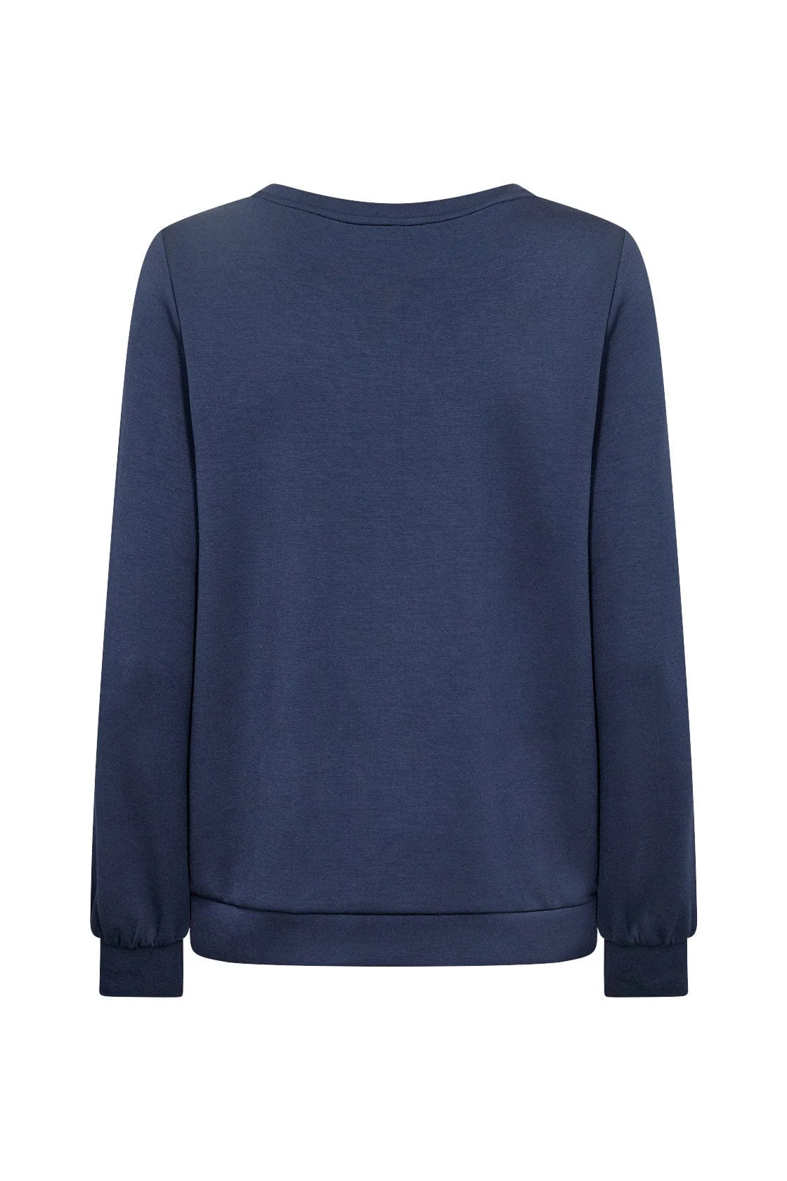 Banu V-Neck Sweatshirt - Blue Iris - Image 5
