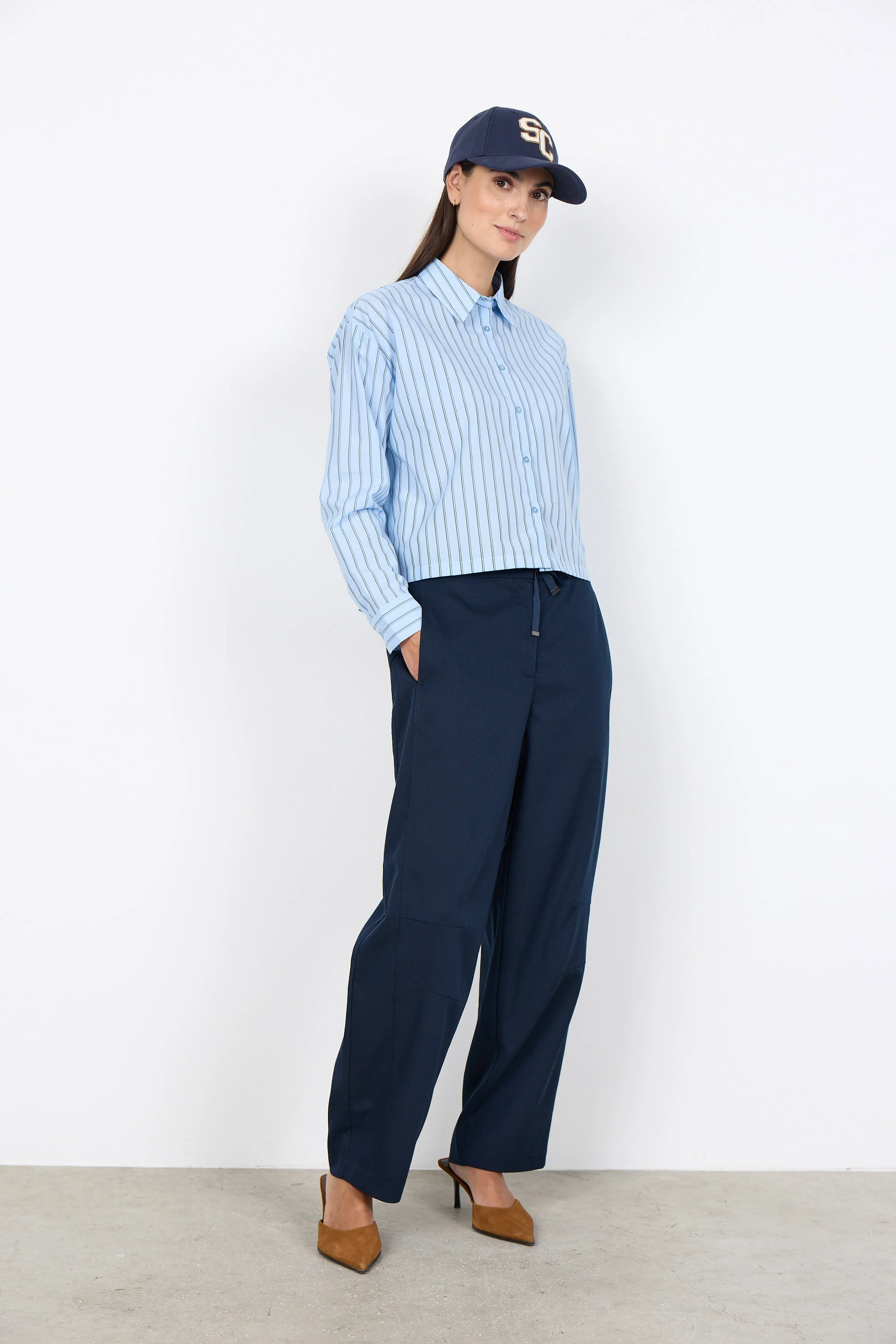 Bardot Striped Shirt - Windsurfer Combi - Image 3