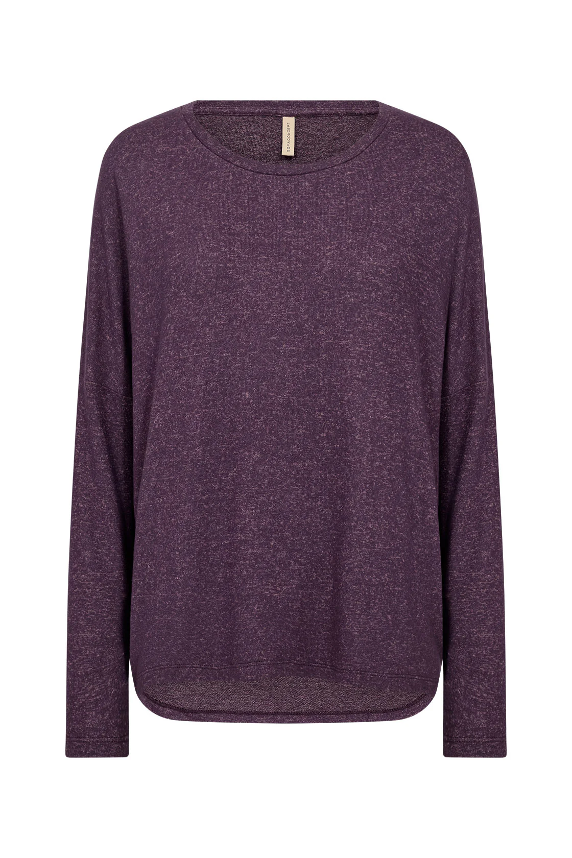 Biara Supersoft Jumper - Plum Perfect Melange