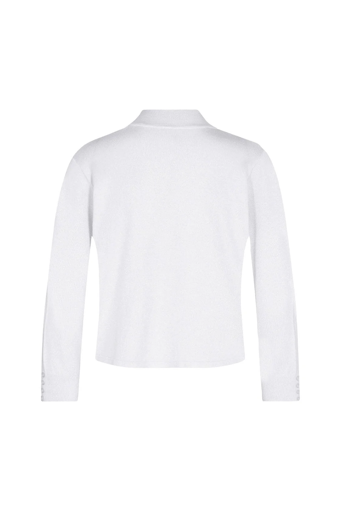 Dollie Open-Front Cardigan - White - Image 2