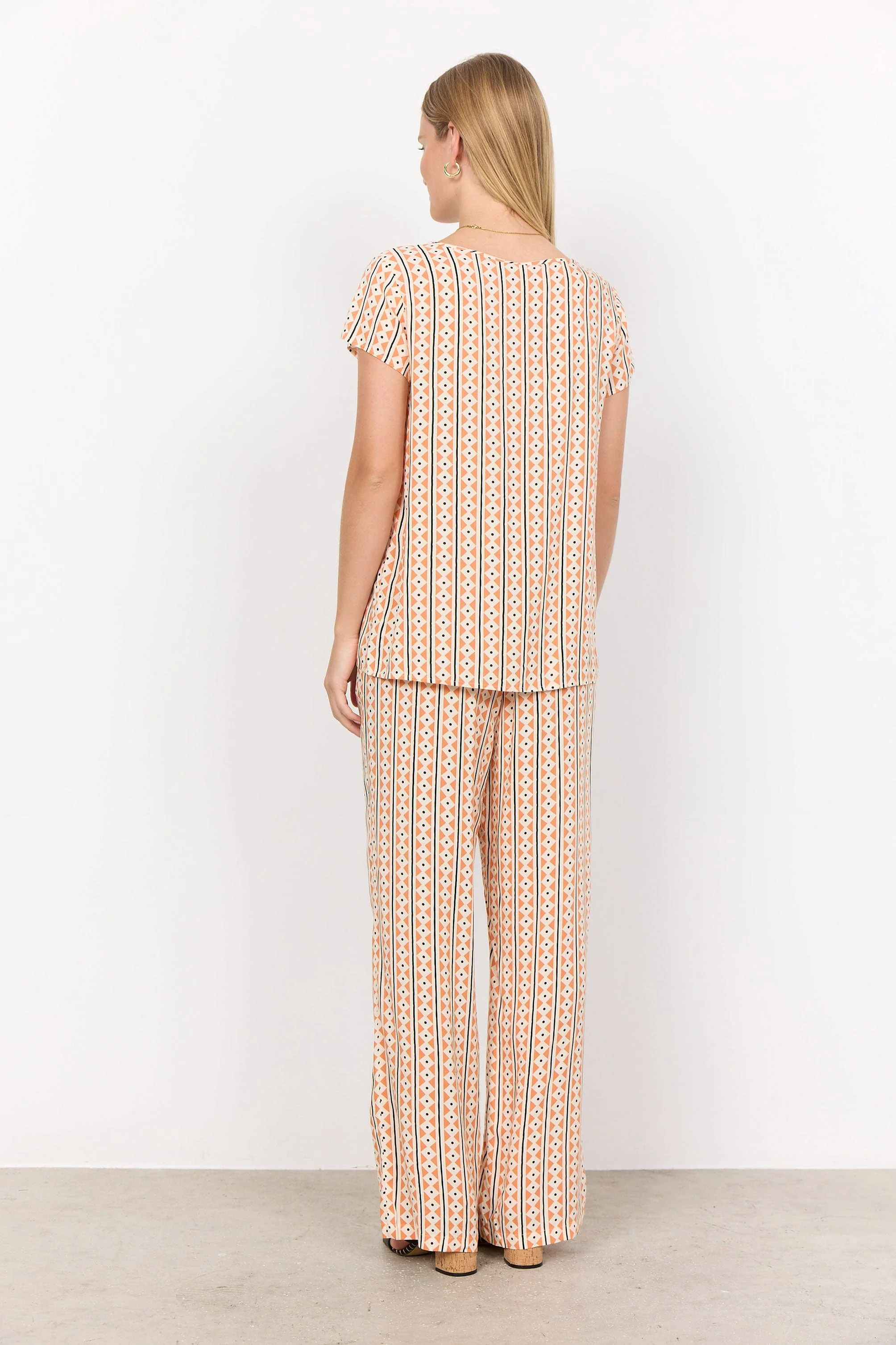 Elsia Printed Top - Papaya Combi - Image 4