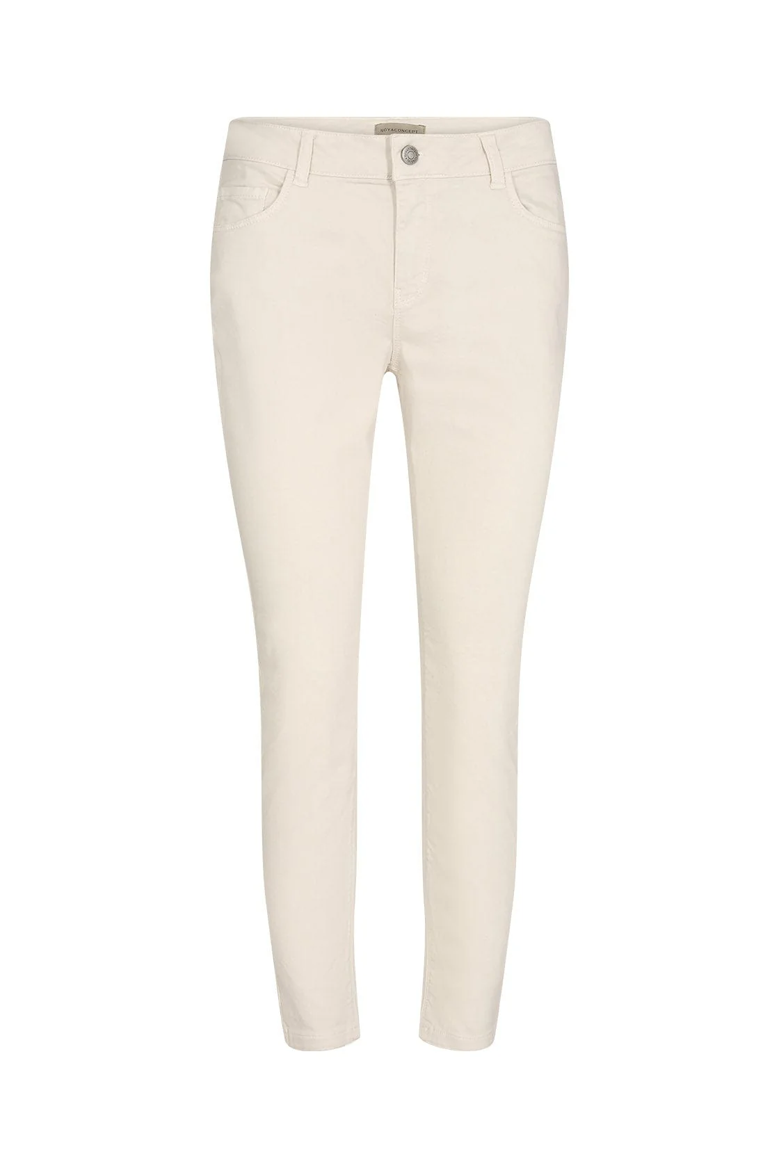 Erna Patrizia Cropped Jeans - Cream