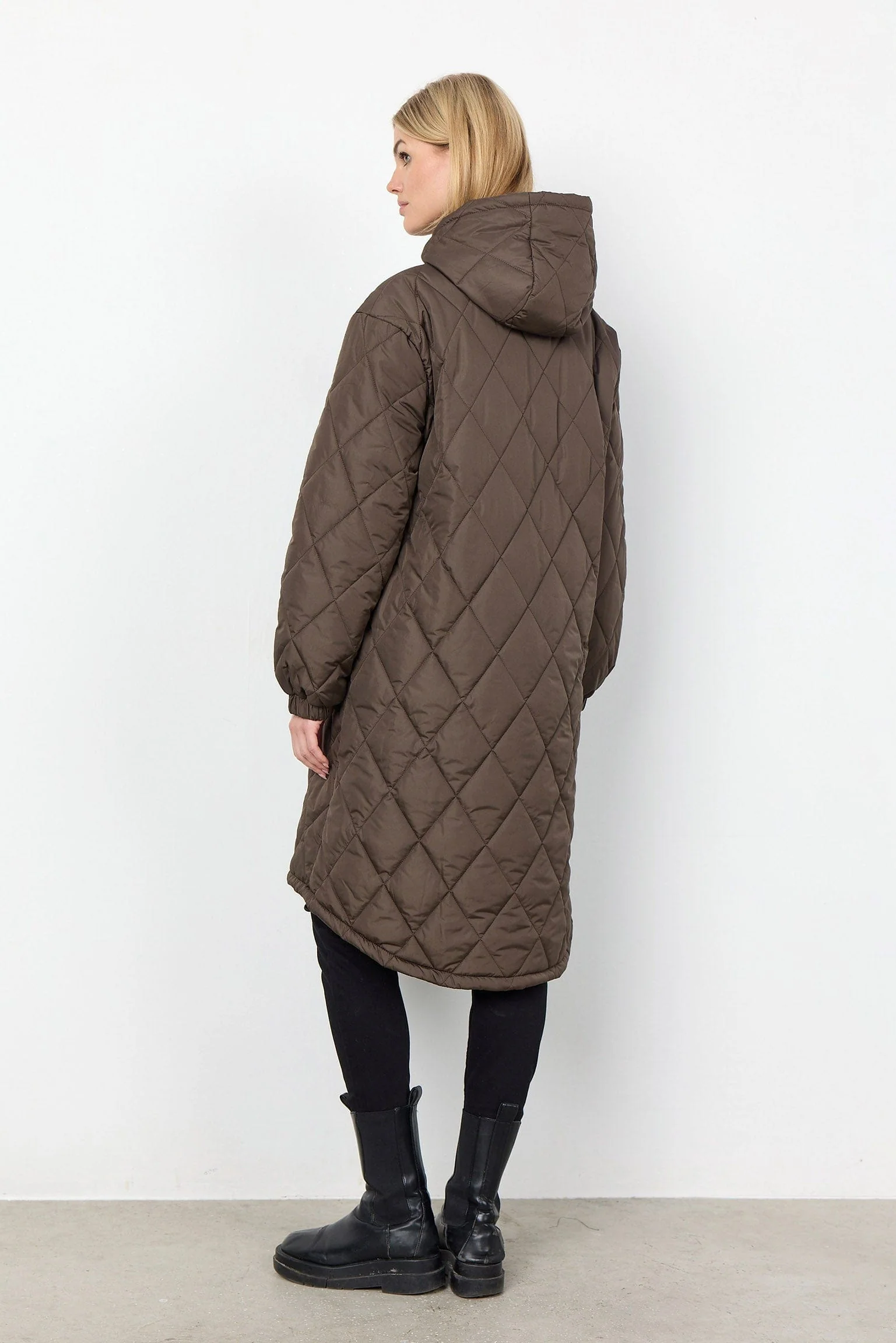 Fenya Quilted Jacket - Dark Army - Image 5