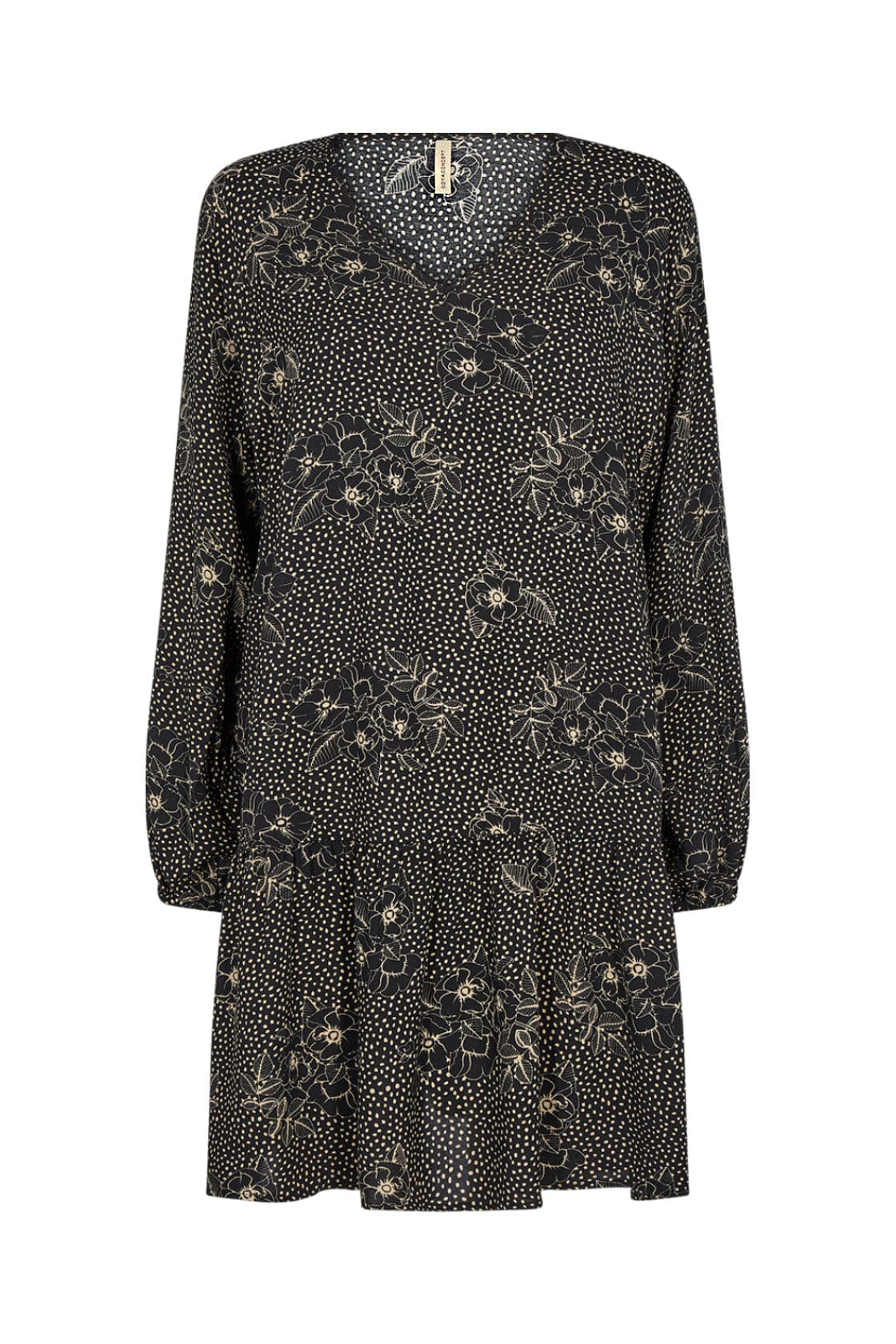Gillian Dress - Black Combi