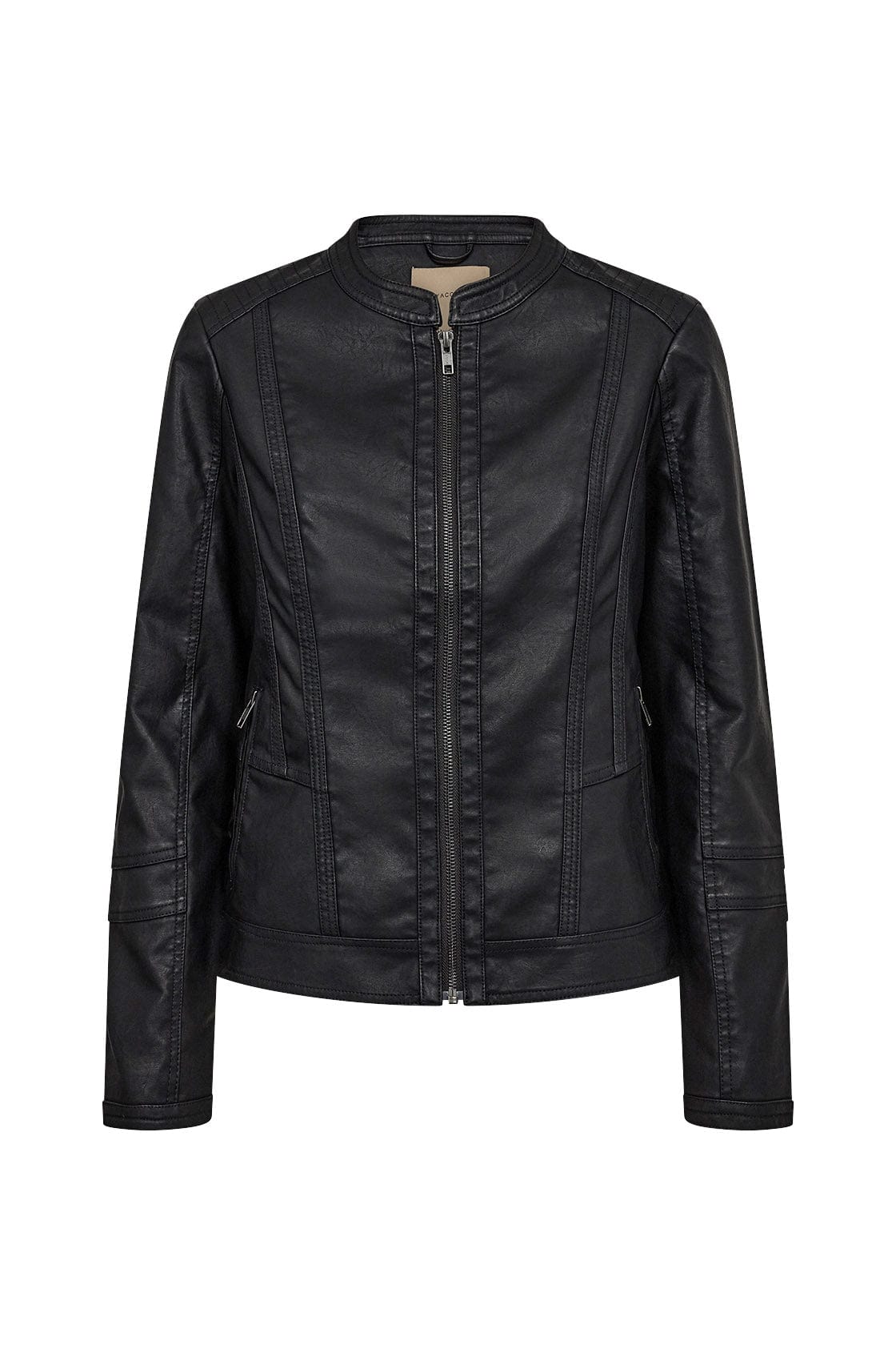Gunilla Faux Leather Jacket - Black