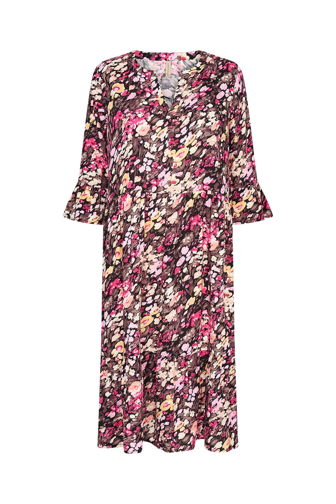 Karelia Dress - Fuchsia Rose Combi